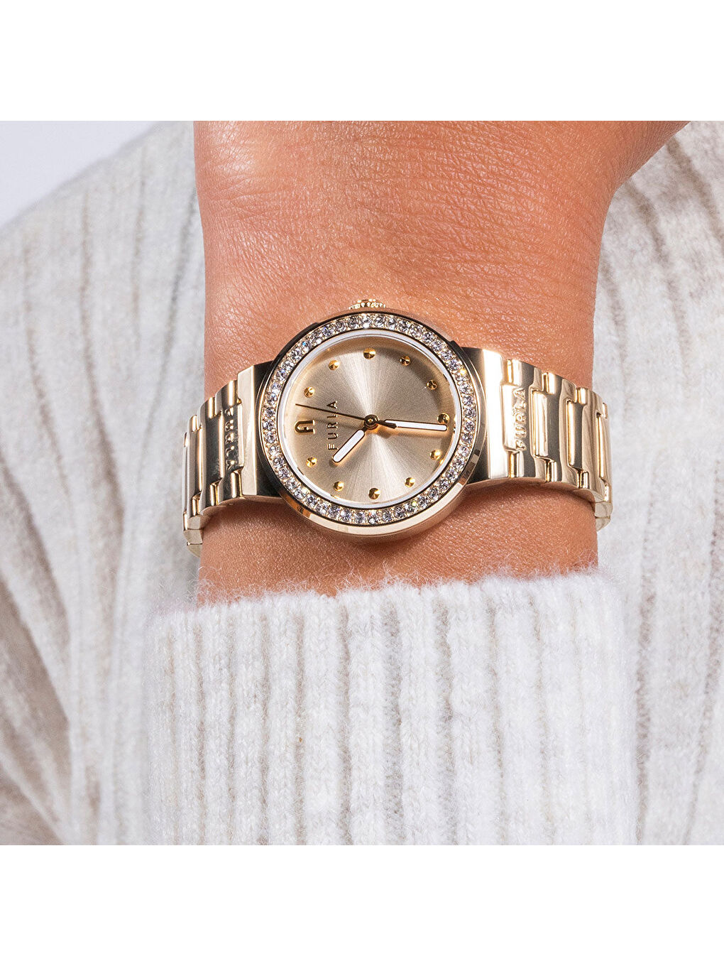 Sarı FRWW00039003L2 Kadın Kol Saati-5