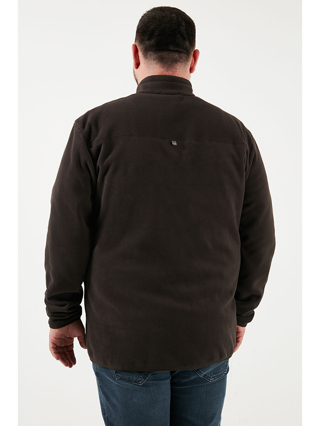 Antrasit Regular Fit Anti-Pilling Büyük Beden Dik Yaka Kışlık Şardonlu 2'li Paket Polar 5906001BS2-3