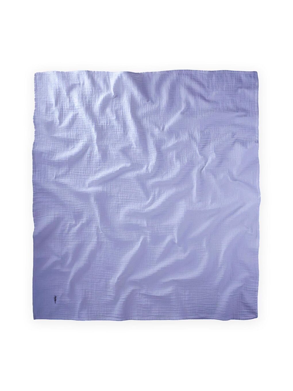 Nakışlı Müslin Battaniye 90X100 Cm K Mavi-1