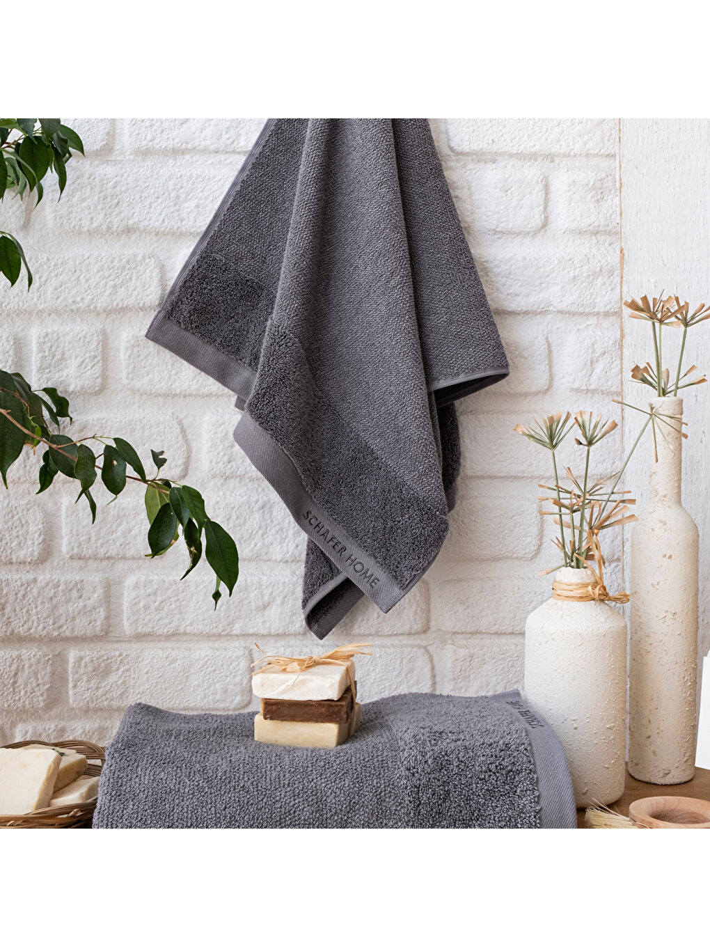 Home Soft Touch Havlu 70x140 Cm-Antrasit