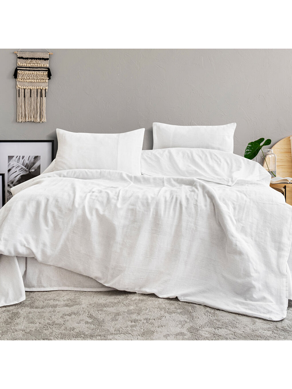 Home Etamine Pamuk ÇK Nevresim Takımı 4 Parça - Beyaz