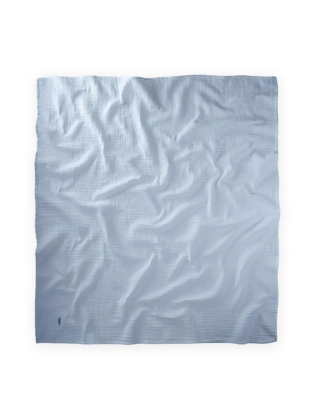Nakışlı Müslin Battaniye 90X100 Cm A Mavi-2