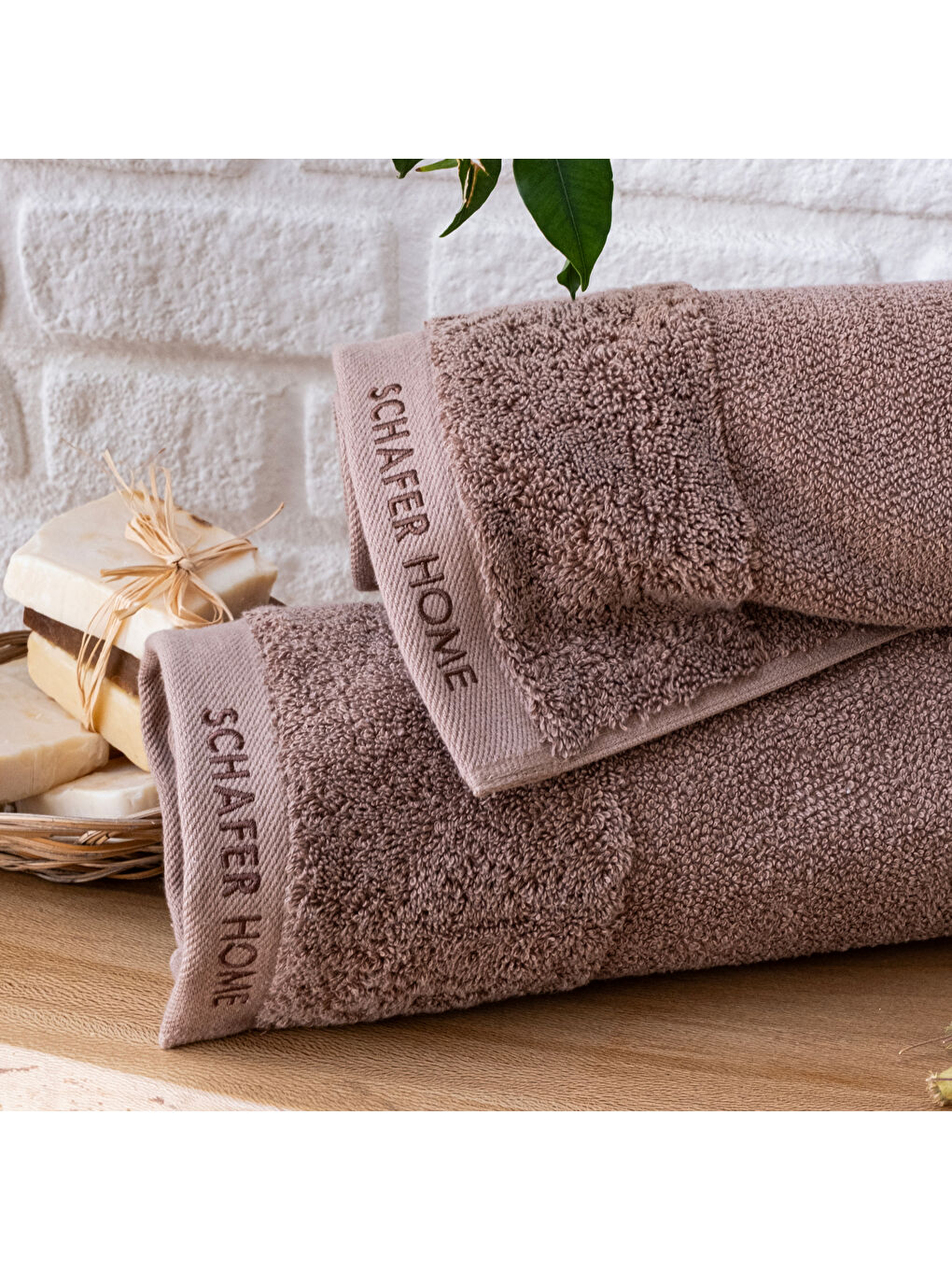 Home Soft Touch Havlu 70X140 Cm-Kahverengi-3