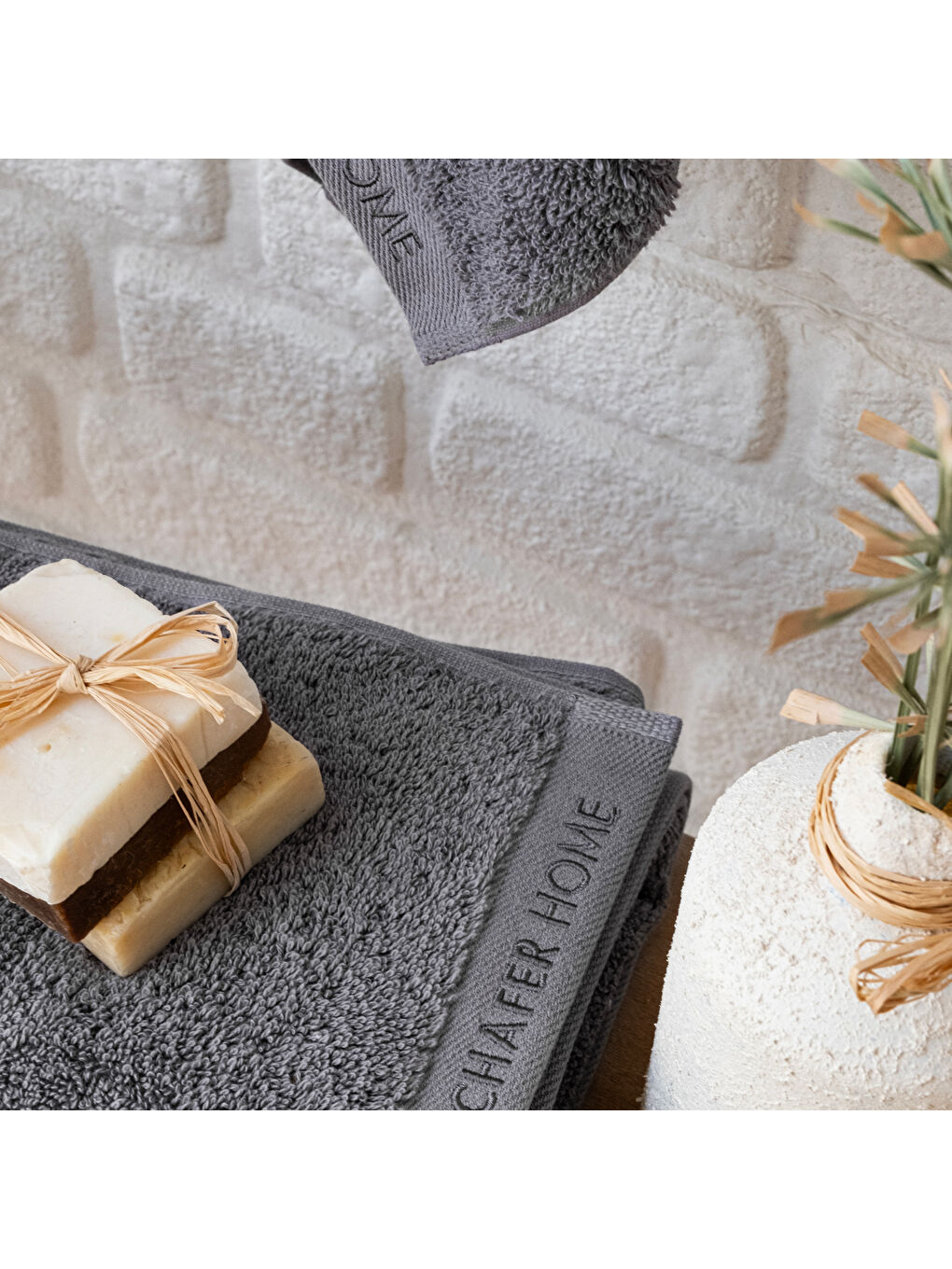 Home Soft Touch Havlu 70x140 Cm-Antrasit-2