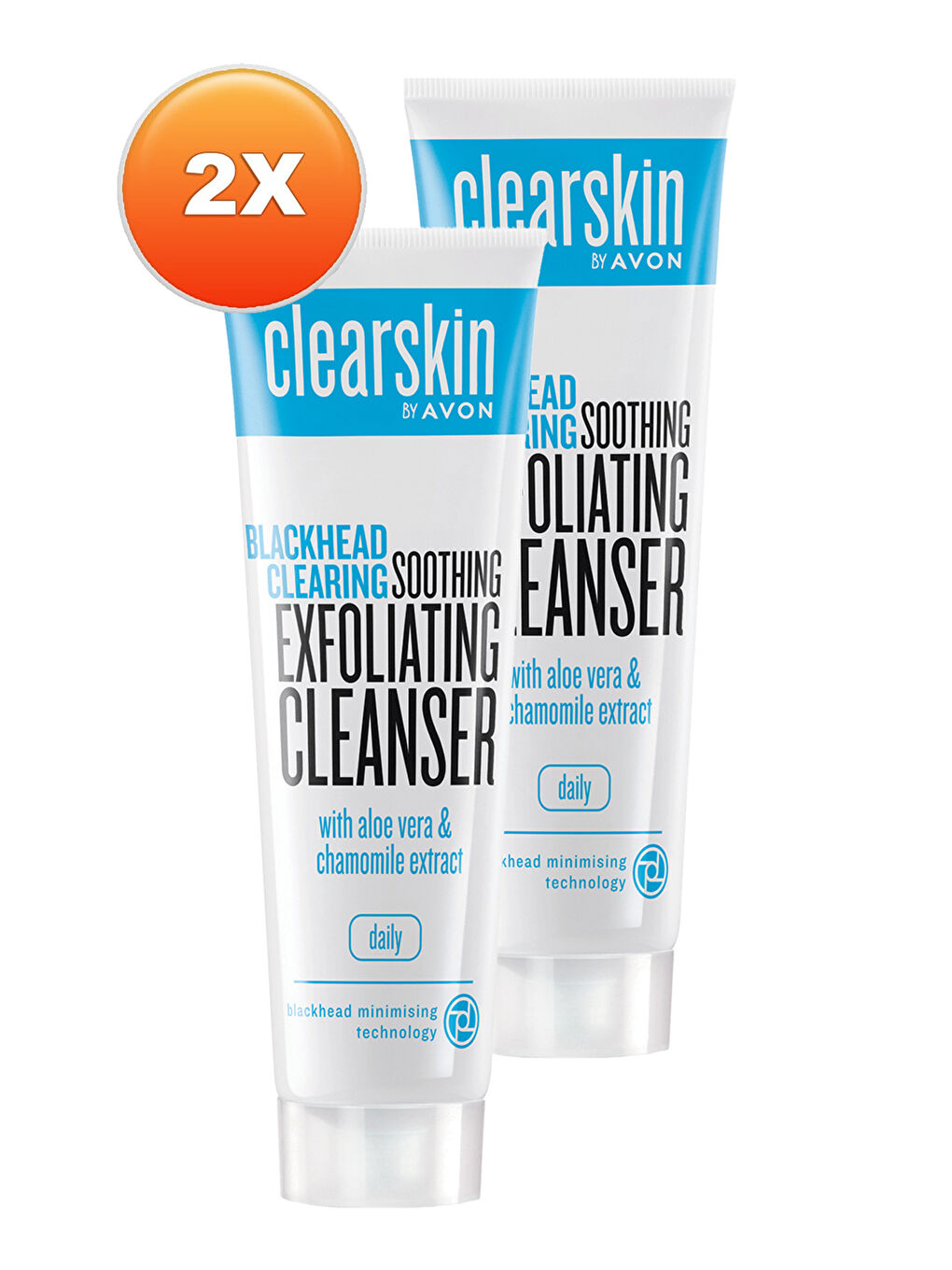 AVON Renksiz Clearskin Siyah Nokta Yatıştırıcı Peeling Temizleyici 100 Ml. İkili Set - 1