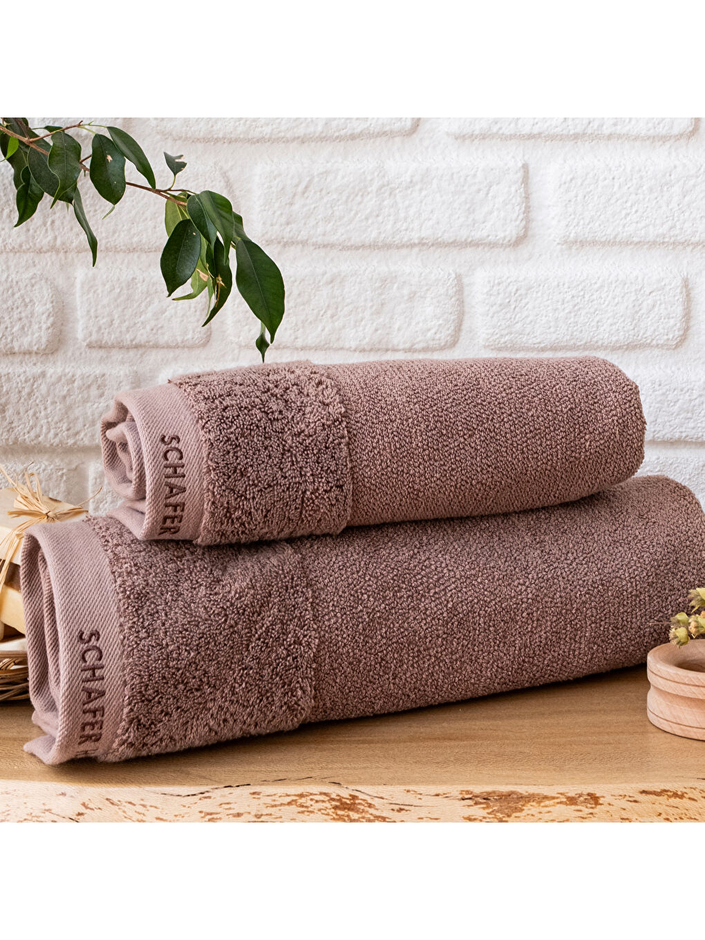 Home Soft Touch Havlu 70X140 Cm-Kahverengi-4