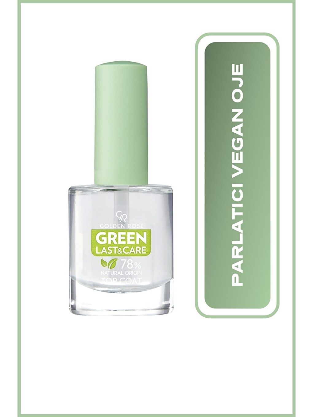 Green Last & Care Top Coat - Parlatıcı Vegan Oje