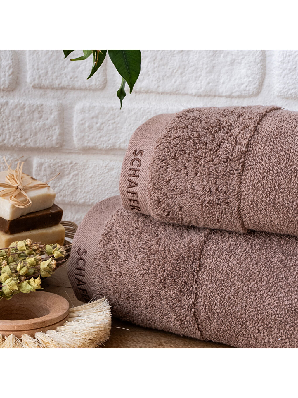 Home Soft Touch Havlu 70X140 Cm-Kahverengi-5