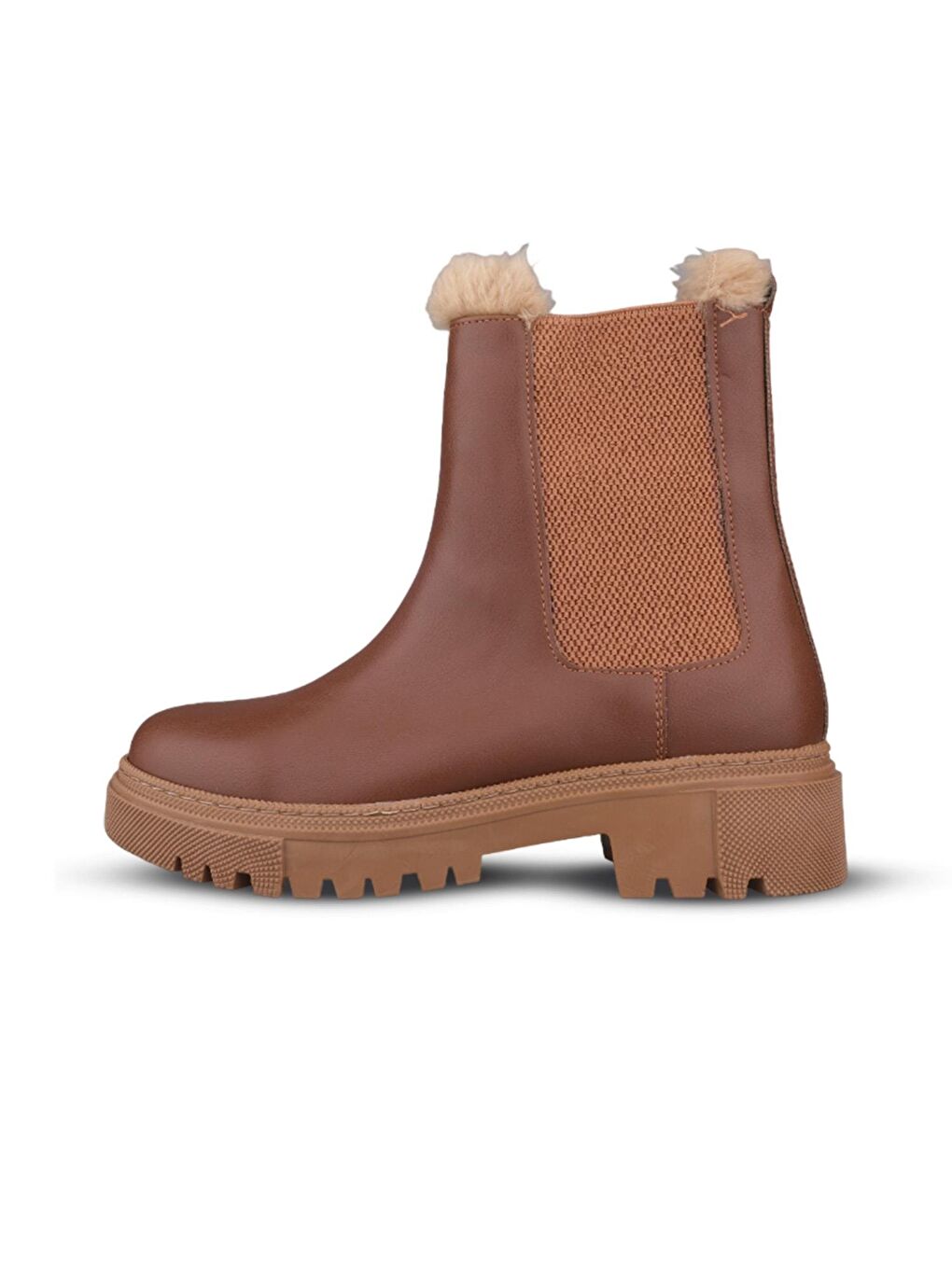 Kahverengi Kadın Günlük Bot - Taba, Su Geçirmez-1