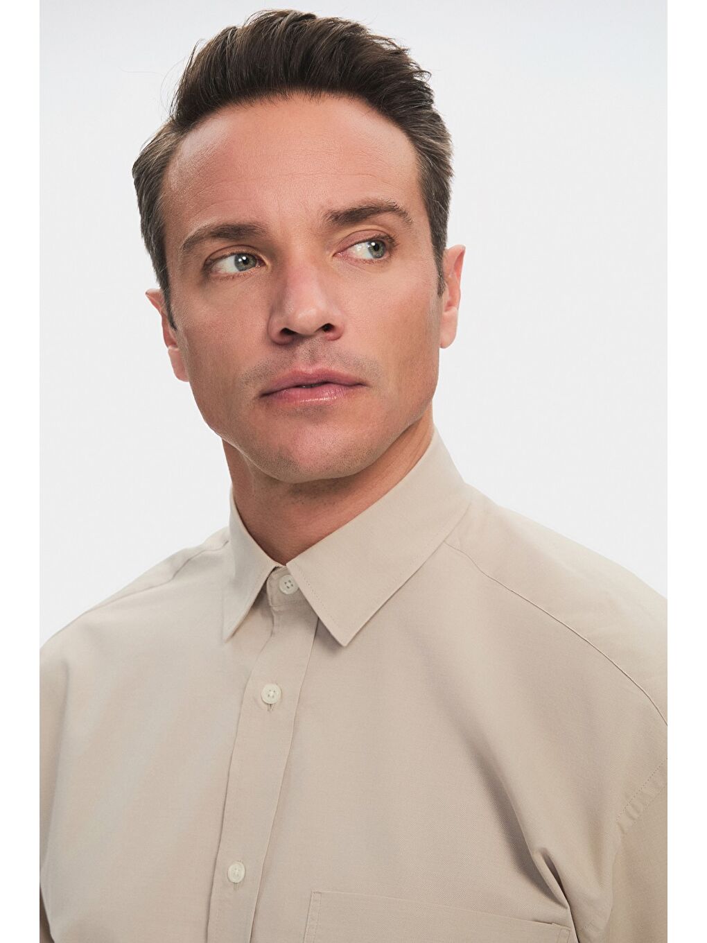 Haki Exclusive Erkek Oversize Gömlek-2