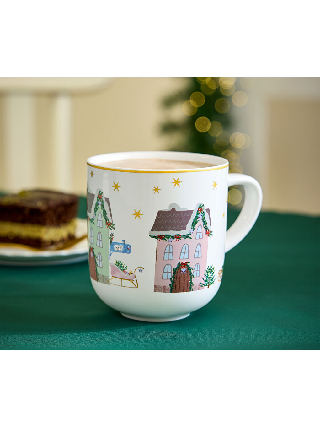 Beyaz Jumbo Kupa, Dekorlu