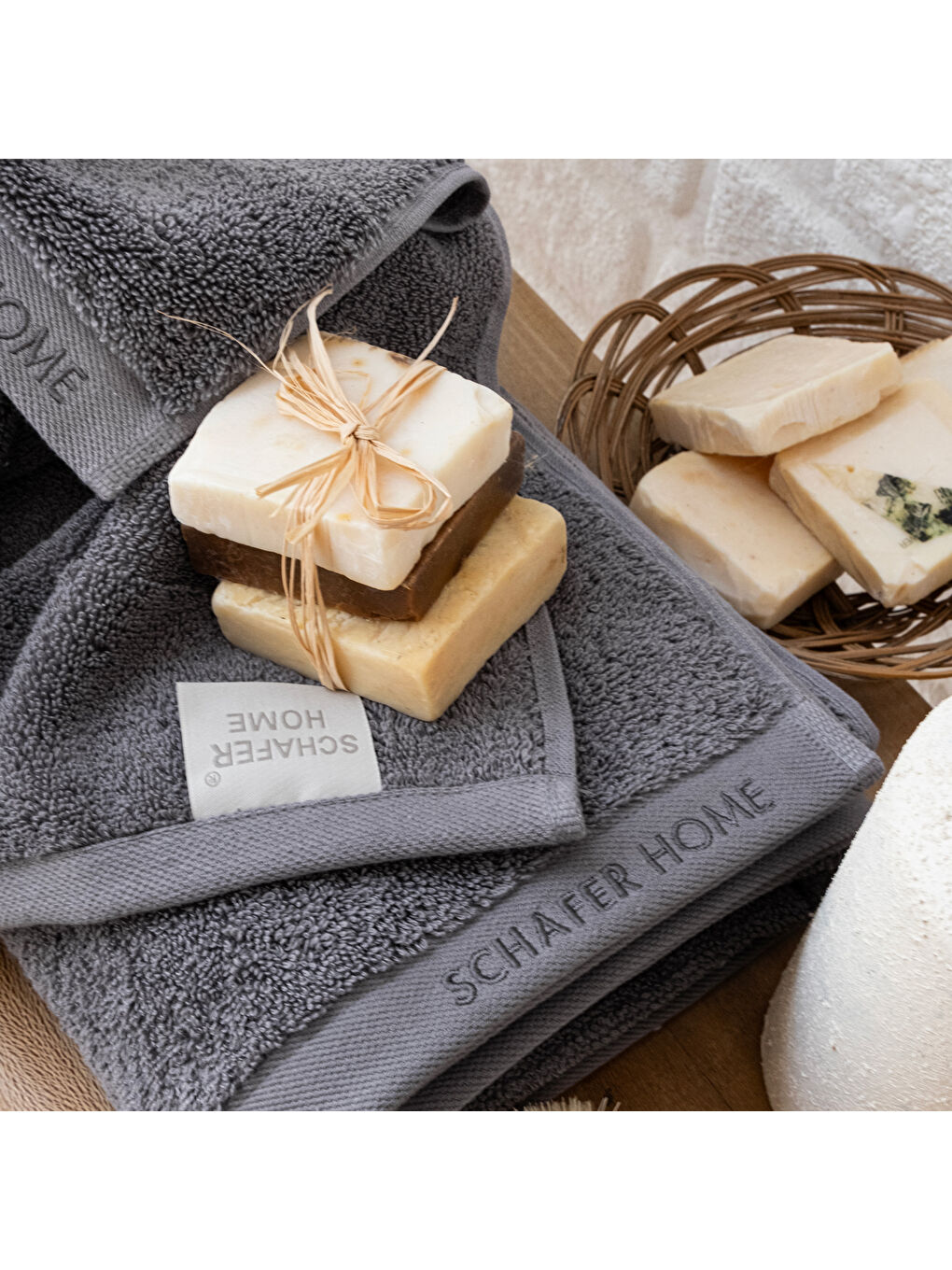 Home Soft Touch Havlu 70x140 Cm-Antrasit-5