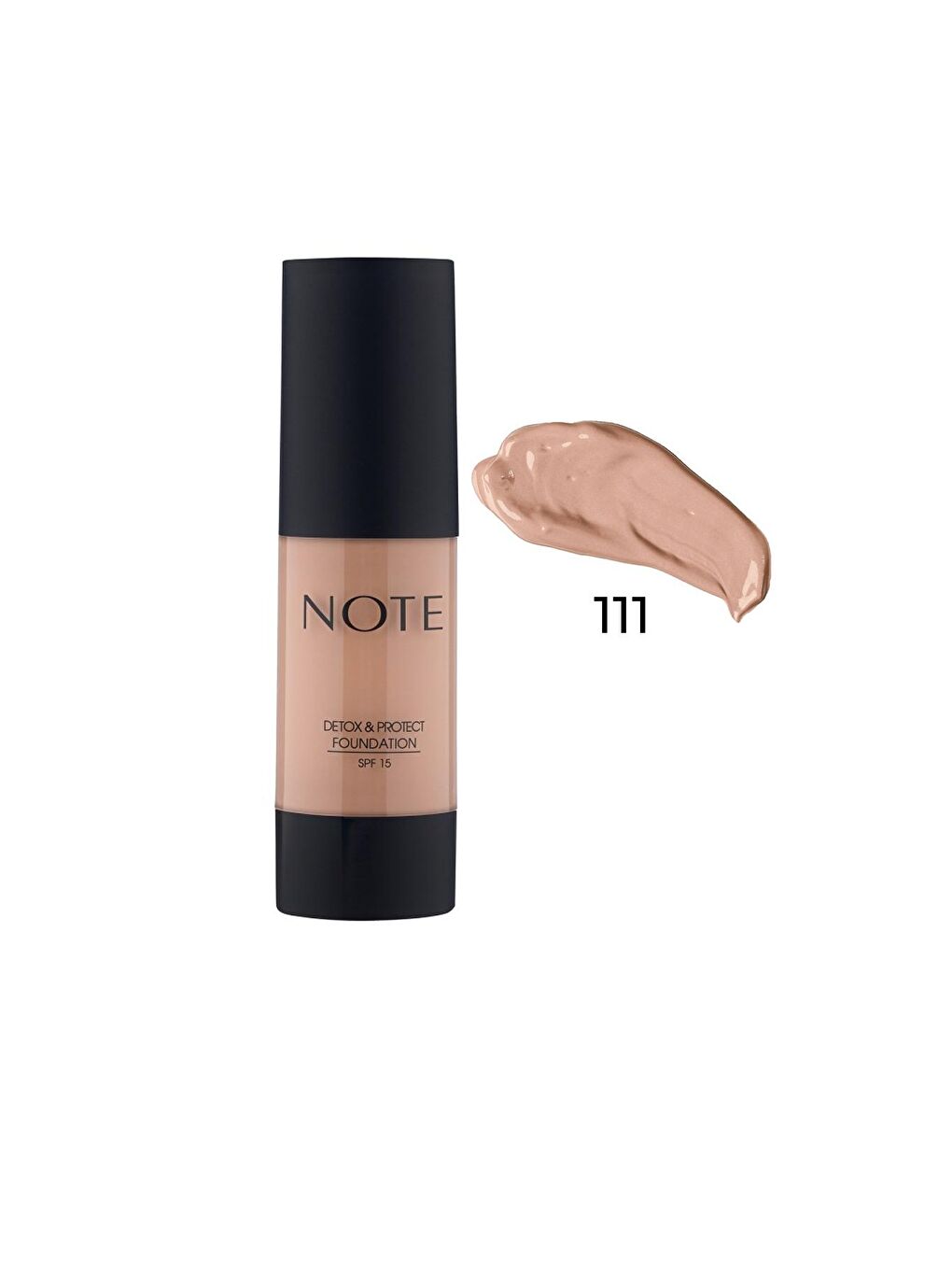 Note Cosmetique Bej Detox & Protect Canlandırıcı Etkili SPF 15 Kapatıcı Fondöten 111 - 3