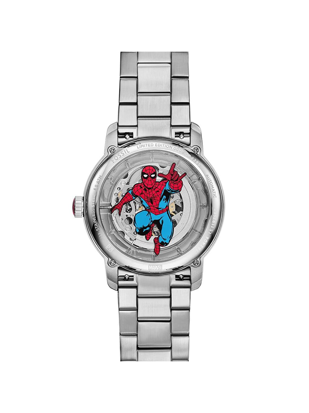 Gri FLE1197SET Marvel x Limited Edition SPIDER-MAN Erkek Kol Saati-2