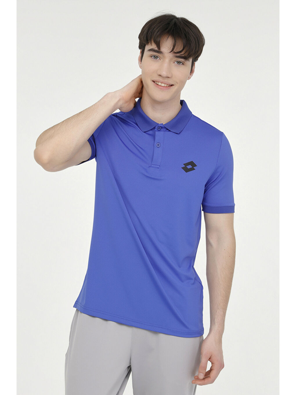 LOTTO Mavi M-TANAMI POLO T-SH 4FX Saks Erkek Kısa Kol T-Shirt