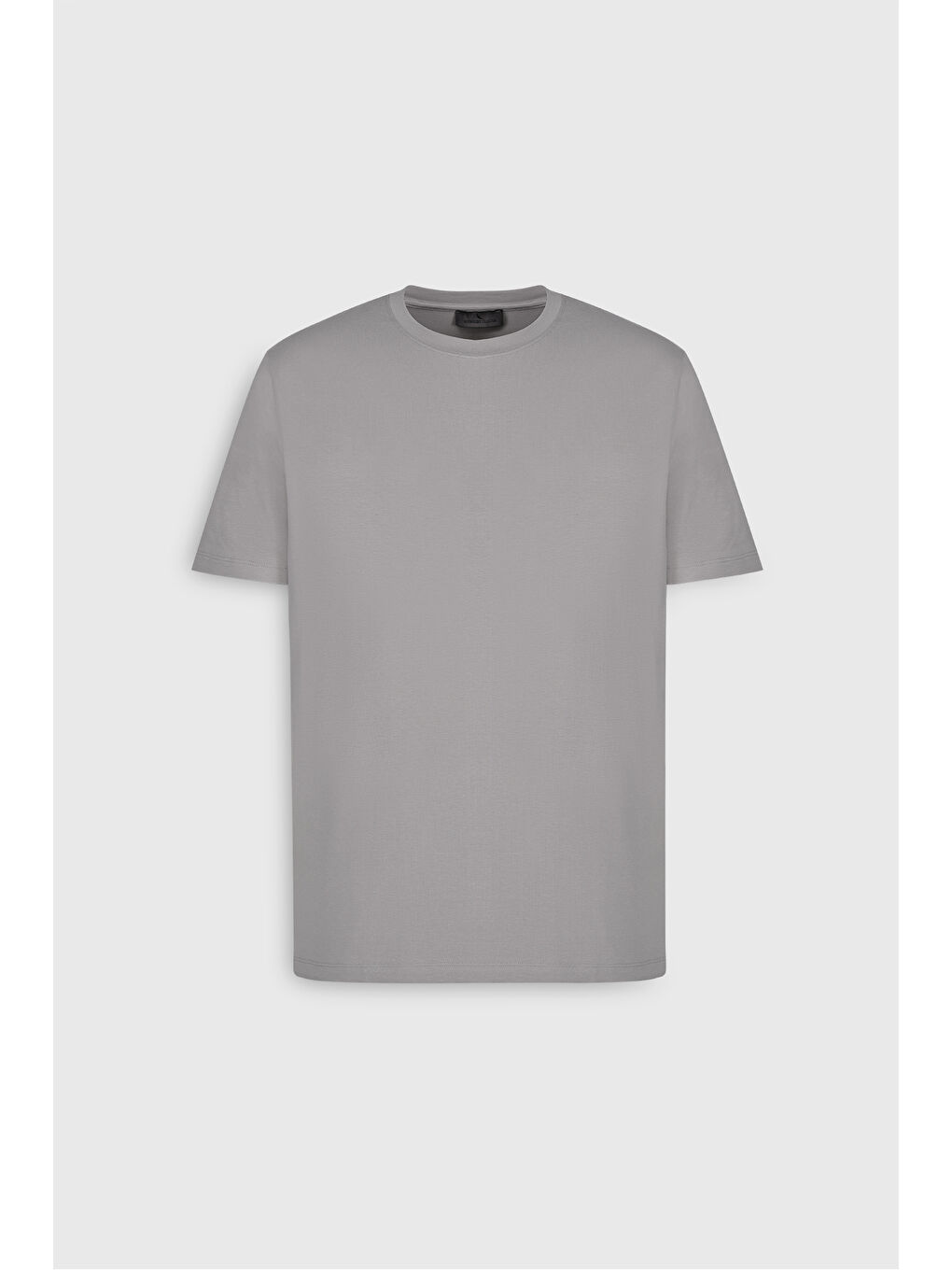 Erkek Bej Standart Fit Normal Kesim Bisiklet Yaka Pamuklu Tişört-5