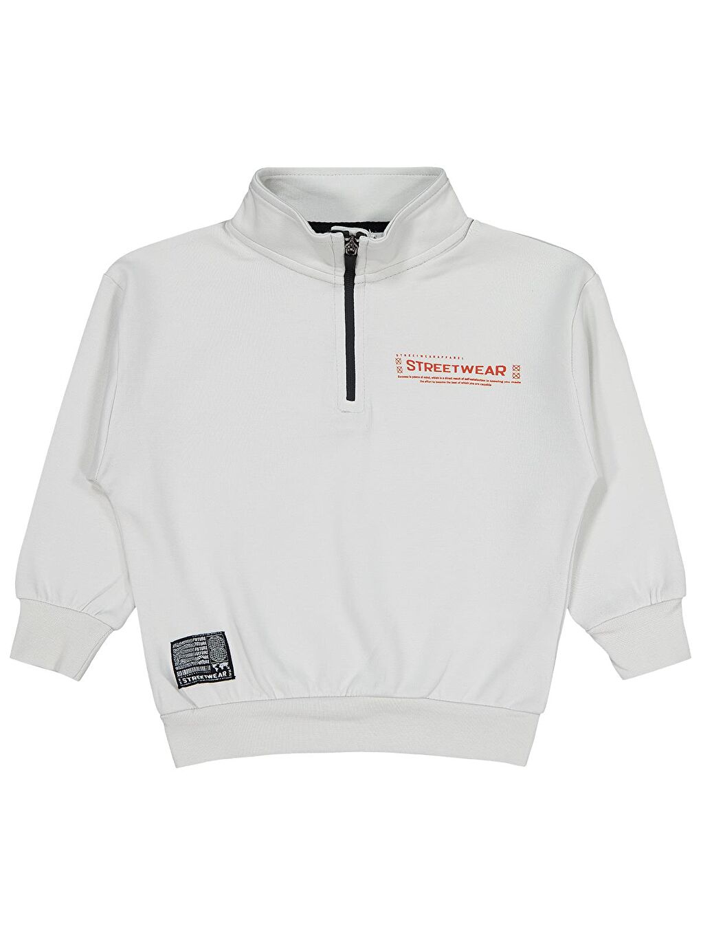 Boys Longboard Baskılı 2-5 Yaş Sweatshirt - Gri 2-3 Yaş