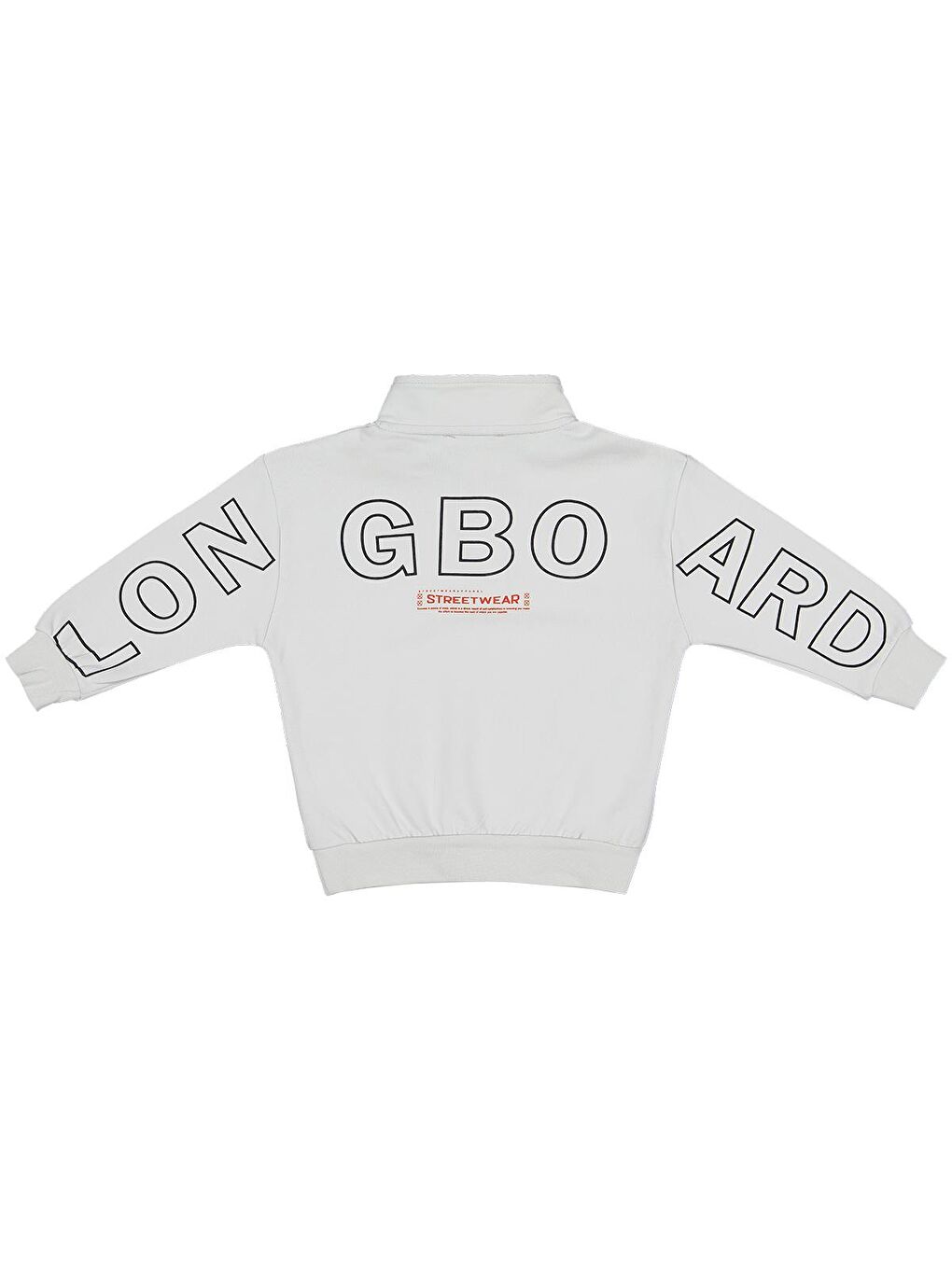 Boys Longboard Baskılı 2-5 Yaş Sweatshirt - Gri 2-3 Yaş-1