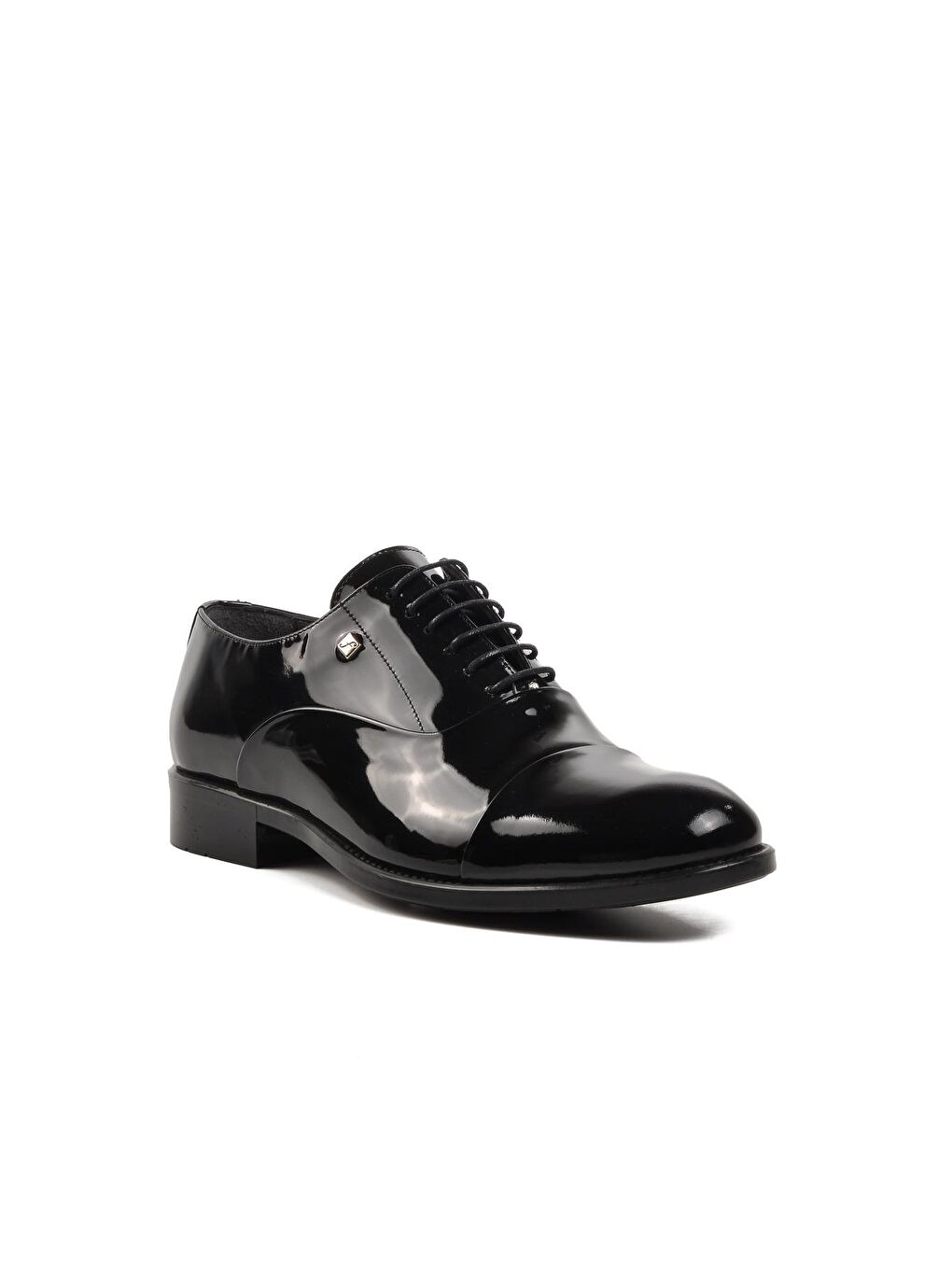 7102 Siyah Rugan Hakiki Deri Erkek Klasik Ayakkabı-2