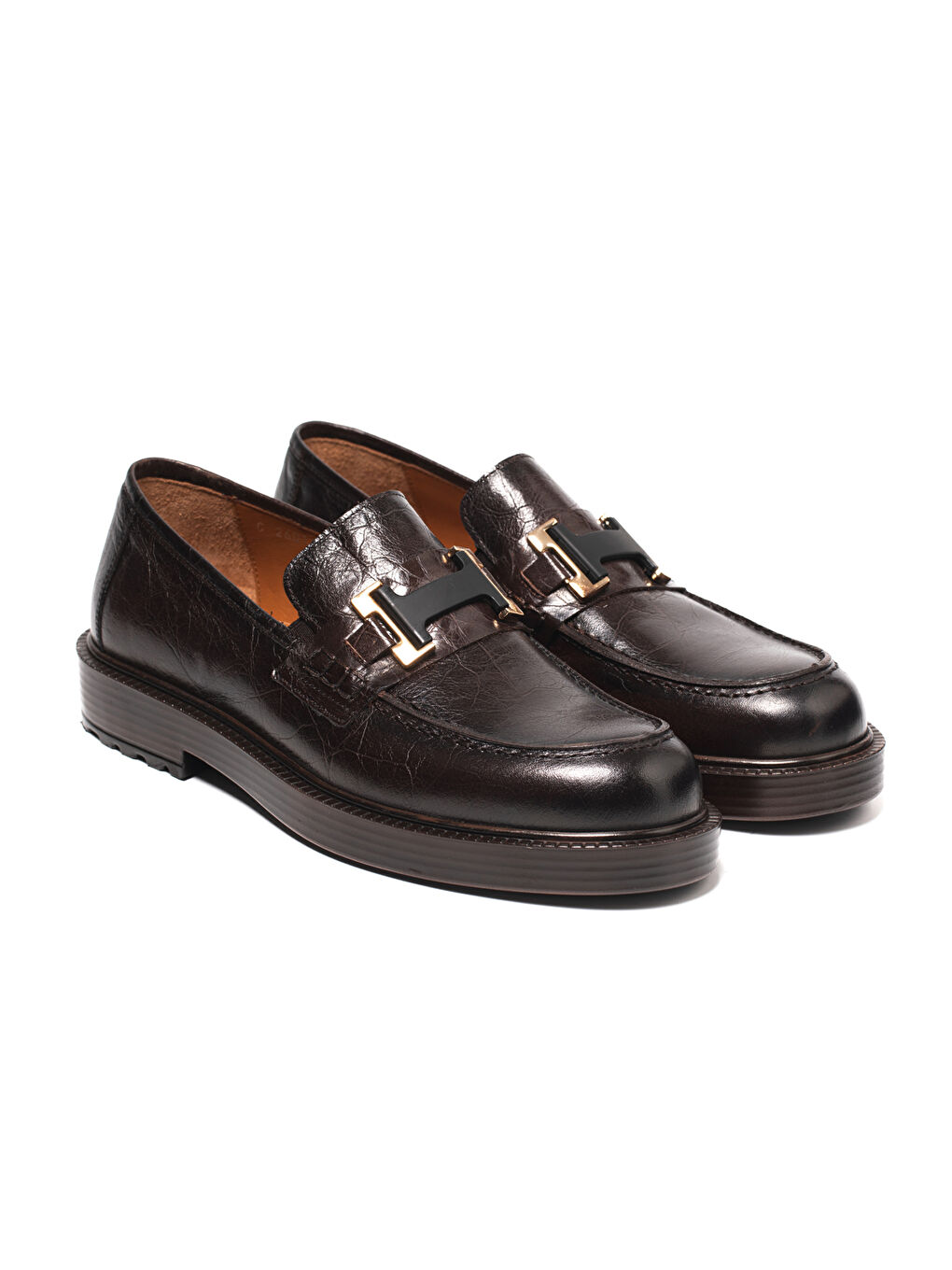 Kahverengi Erkek Oxford ( Klasik) KA-26Y-C26011 May MUNIH Shoe-2