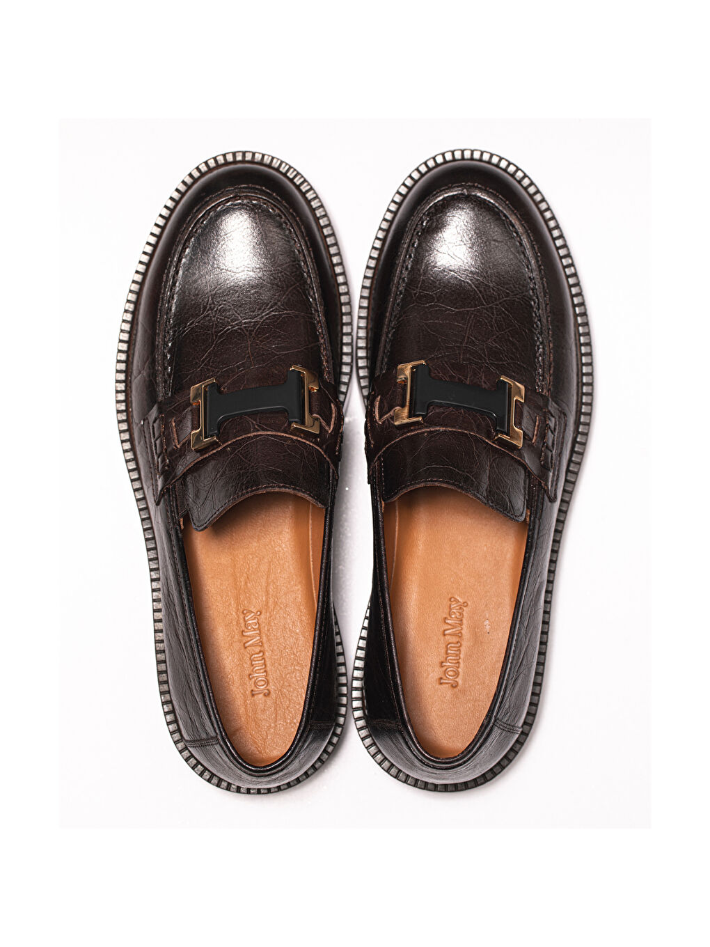 Kahverengi Erkek Oxford ( Klasik) KA-26Y-C26011 May MUNIH Shoe-6