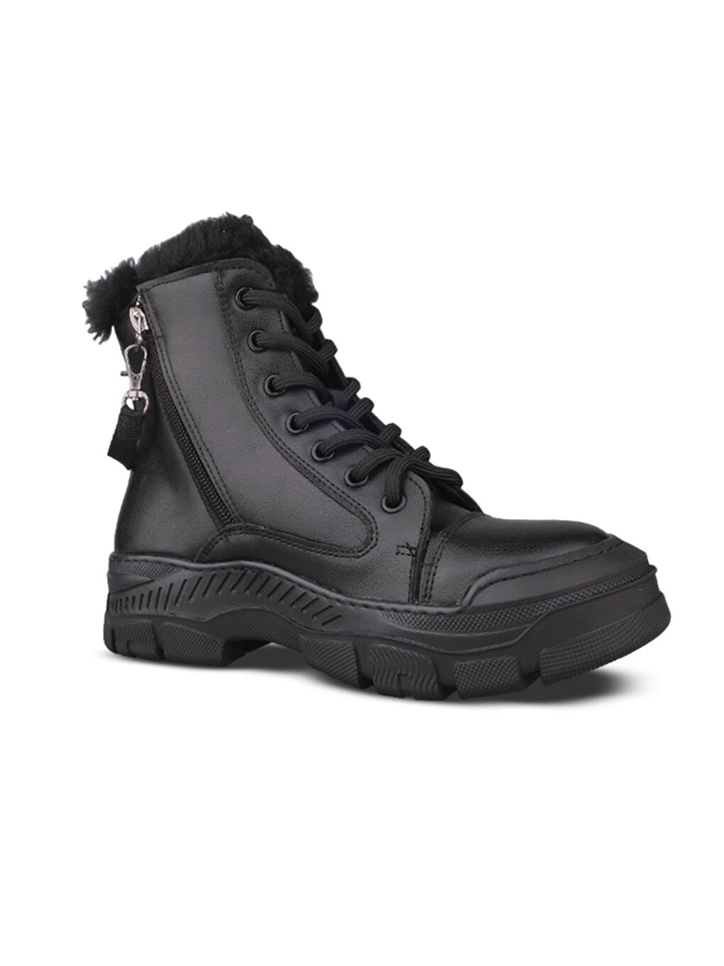 Kadın Spor Bot - Siyah Pu,-2