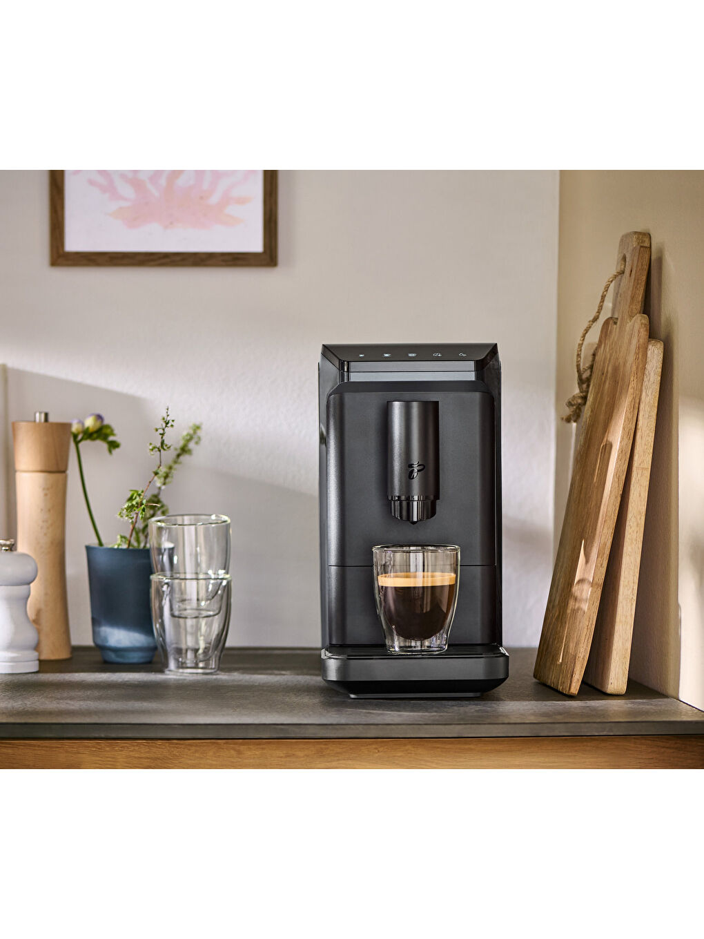 Esperto Mini Tam Otomatik Kahve Makinesi, Gray-3