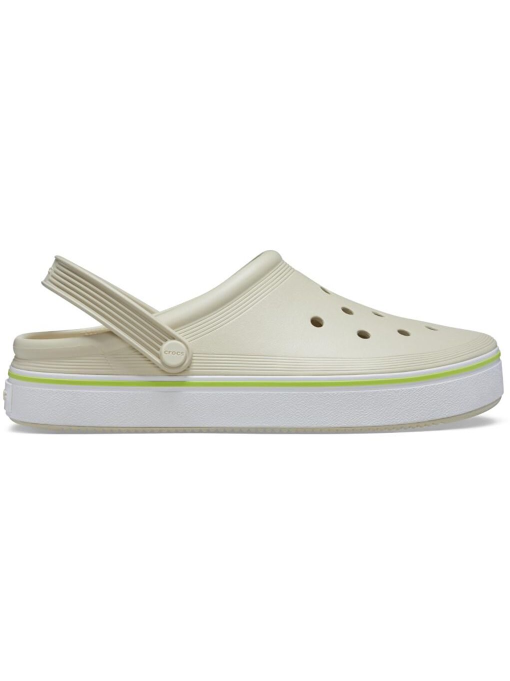 Crocs Bej Off Court Clog Unisex Bej Terlik