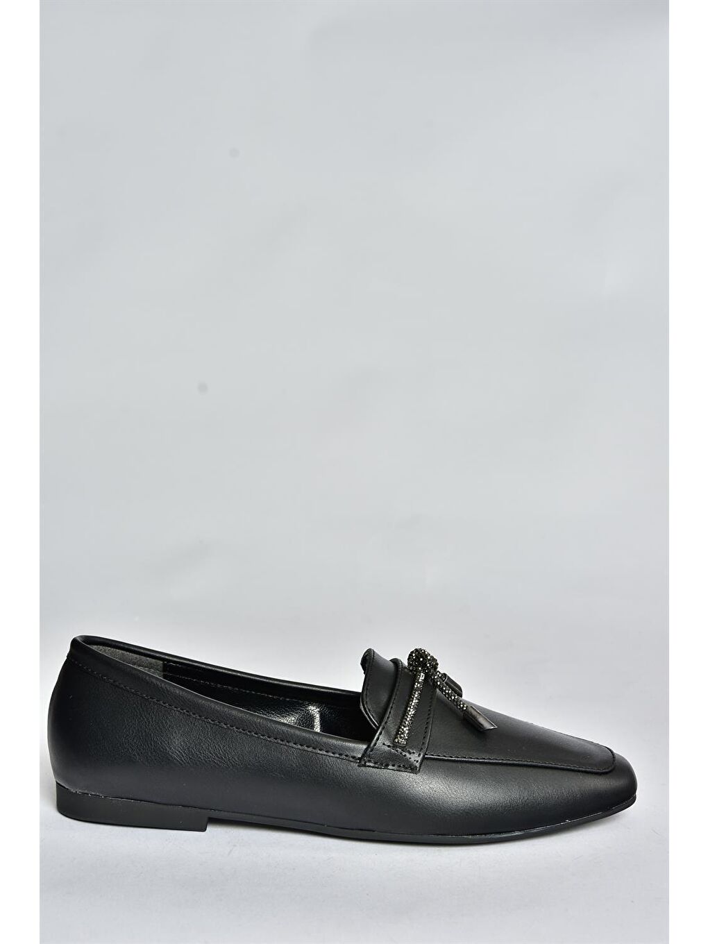 Siyah Taşlı Günlük Kadın Babet P820840009-5