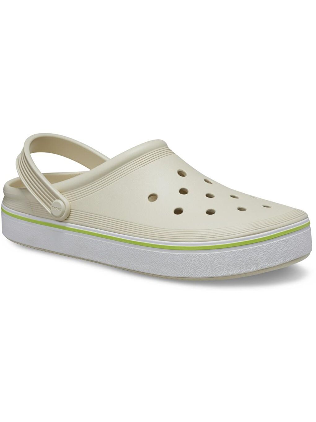 Crocs Bej Off Court Clog Unisex Bej Terlik - 3