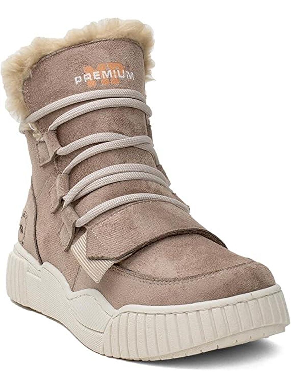 Kadın Spor Bot - Bej Süet,-2