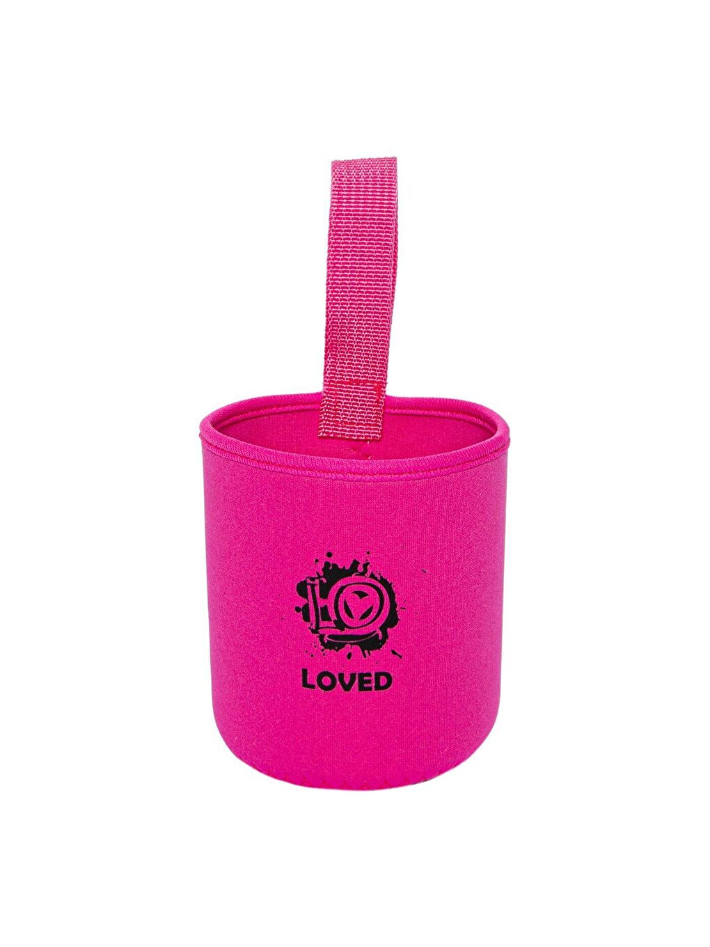 Biggdesign Pembe Moods Up Loved Neopren Kılıflı Cam Matara 600 Ml - 1