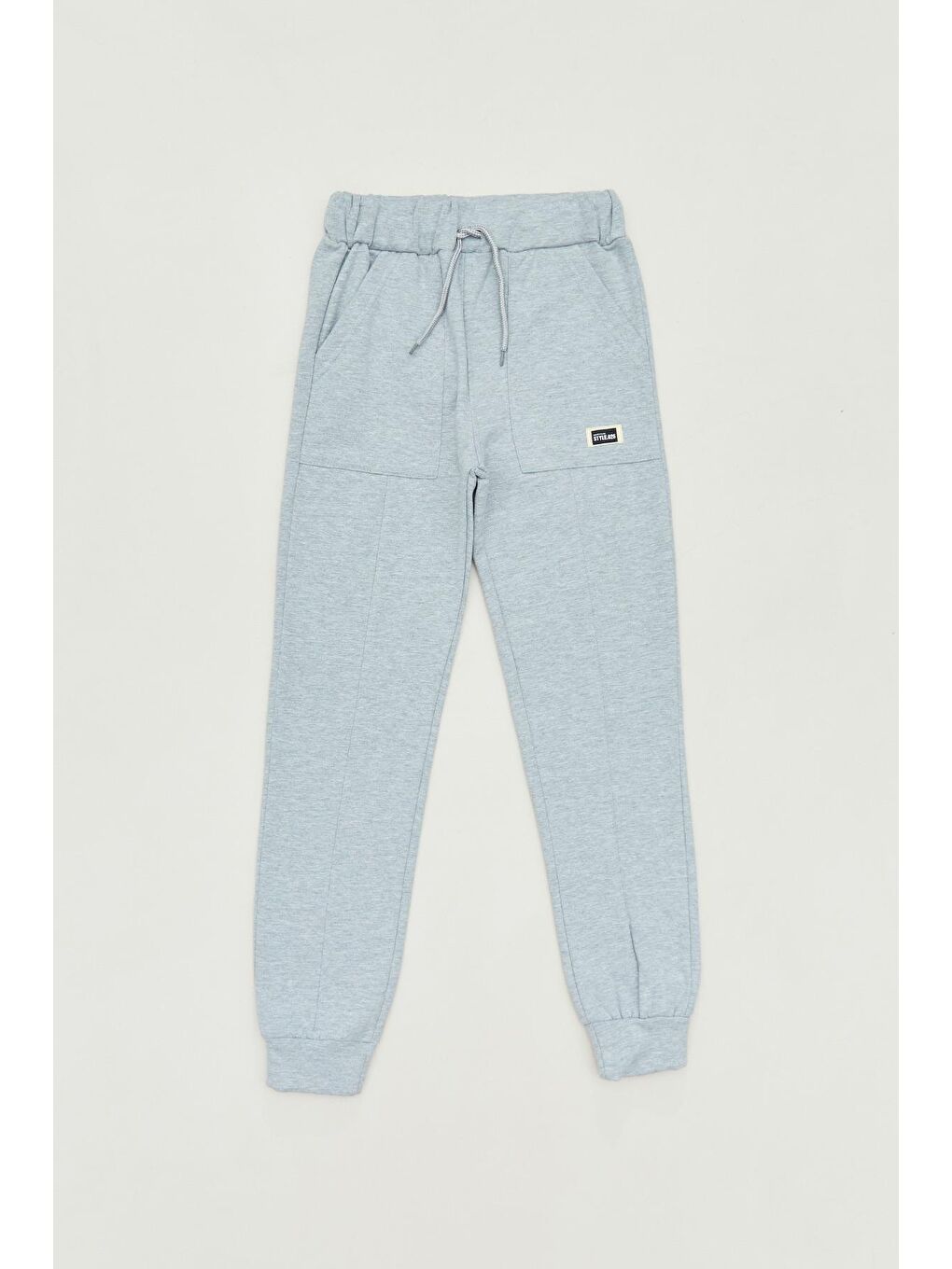 Gri Kapüşonlu Fermuarlı Erkek Çocuk Eşofman Takımı-2