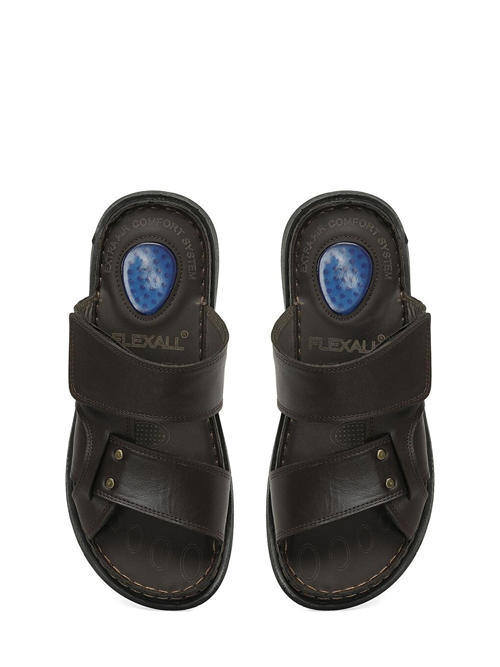 TRIVOR 4FX Kahverengi Erkek Terlik-3