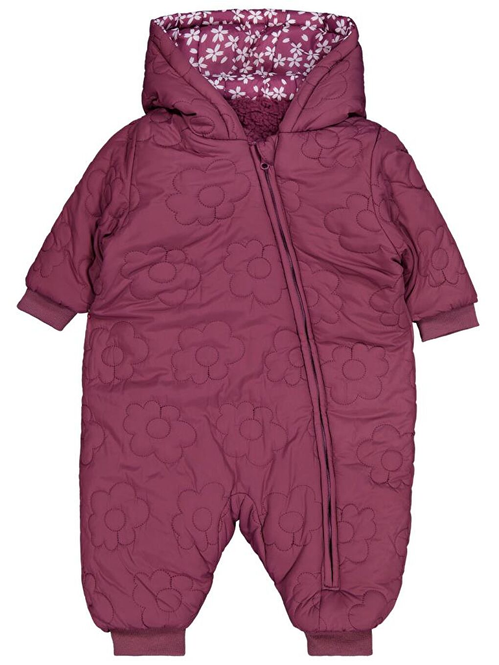 Pembe Baby Çiçek Kapitone 6-18 Ay Astronot - Lila 6-9 Ay-2