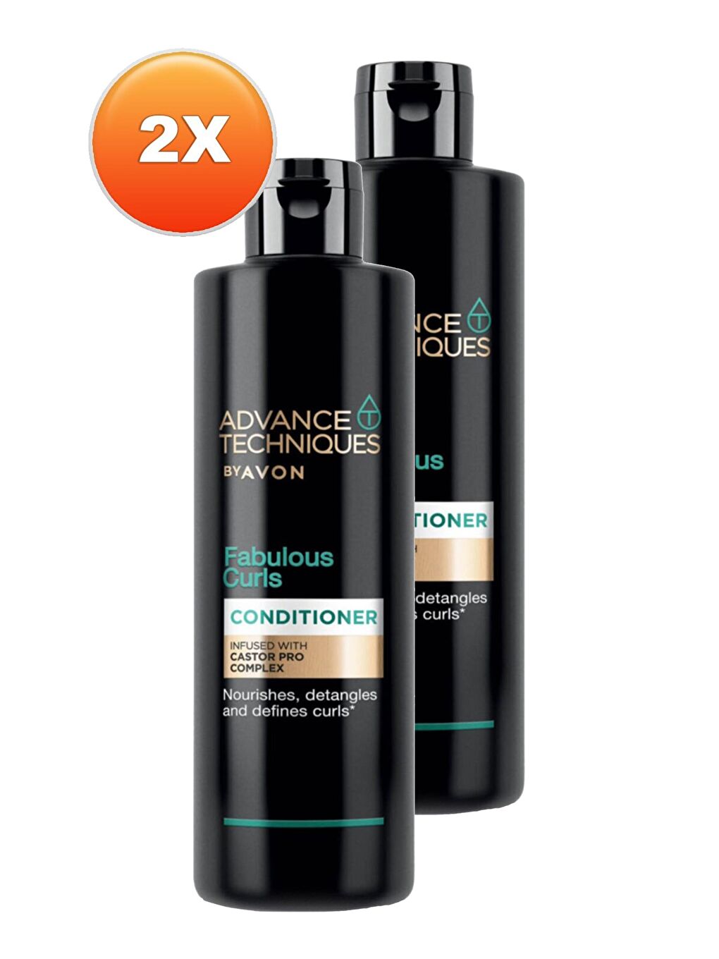 AVON Advance Techniques Bukle Belirginleştirici Saç Kremi 250 Ml. İkili Set - 1