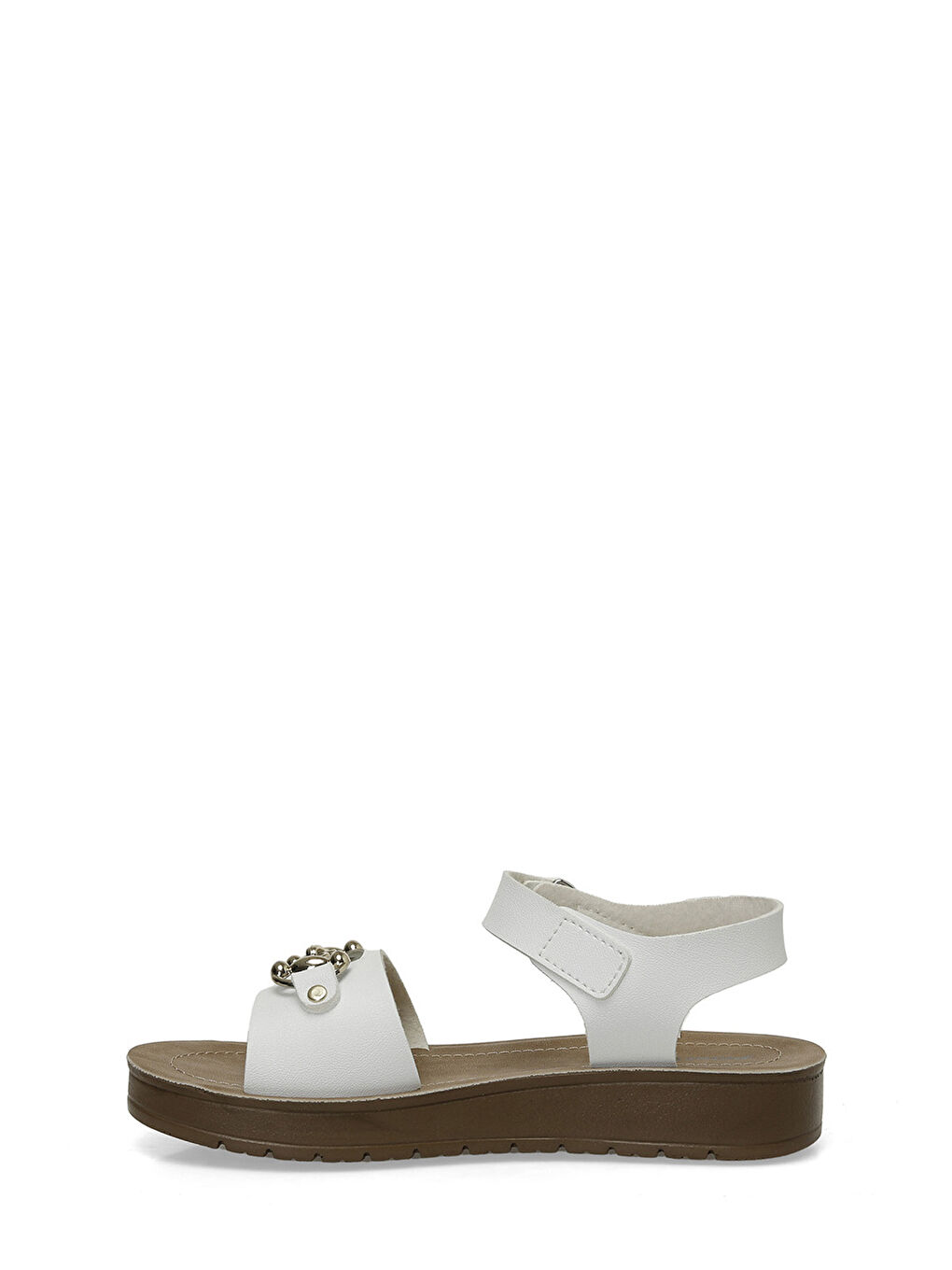 166929.Z5FX Beyaz Kadın Comfort Sandalet-2