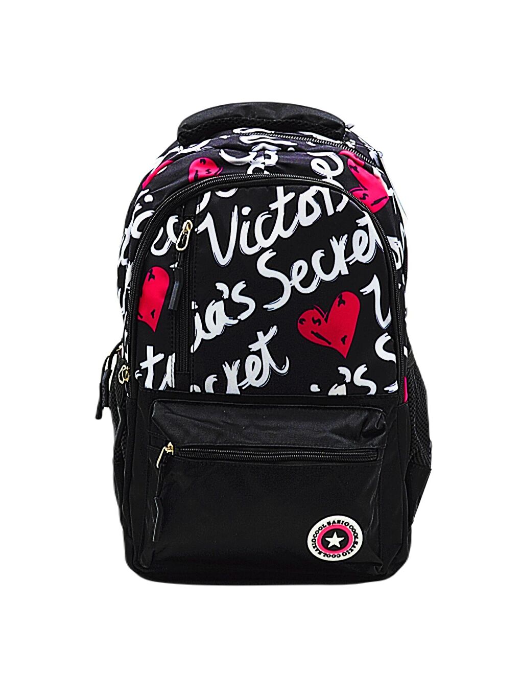 Pop Cool Sidley 4 Bölmeli Okul Sırt Çantası Siyah (161955)