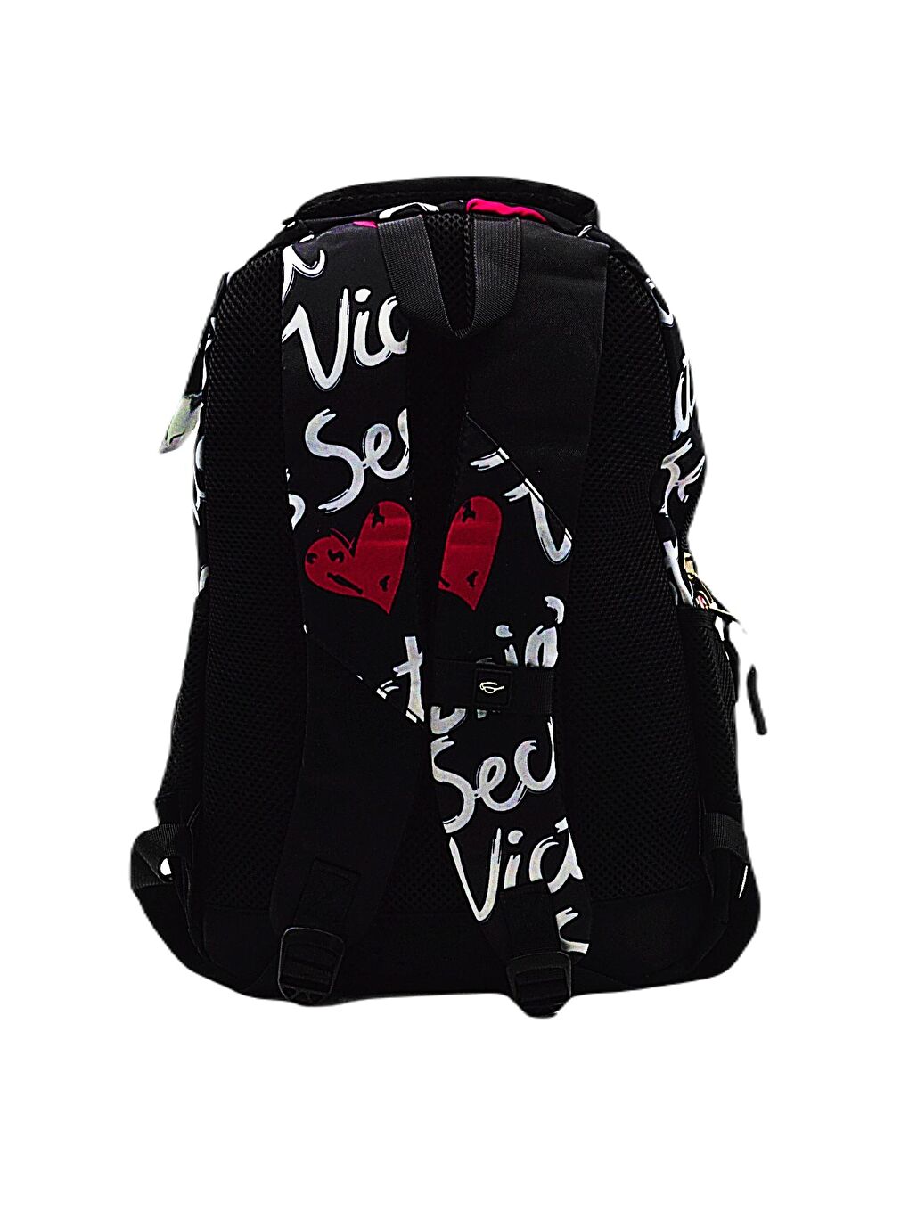 Pop Cool Sidley 4 Bölmeli Okul Sırt Çantası Siyah (161955)-2