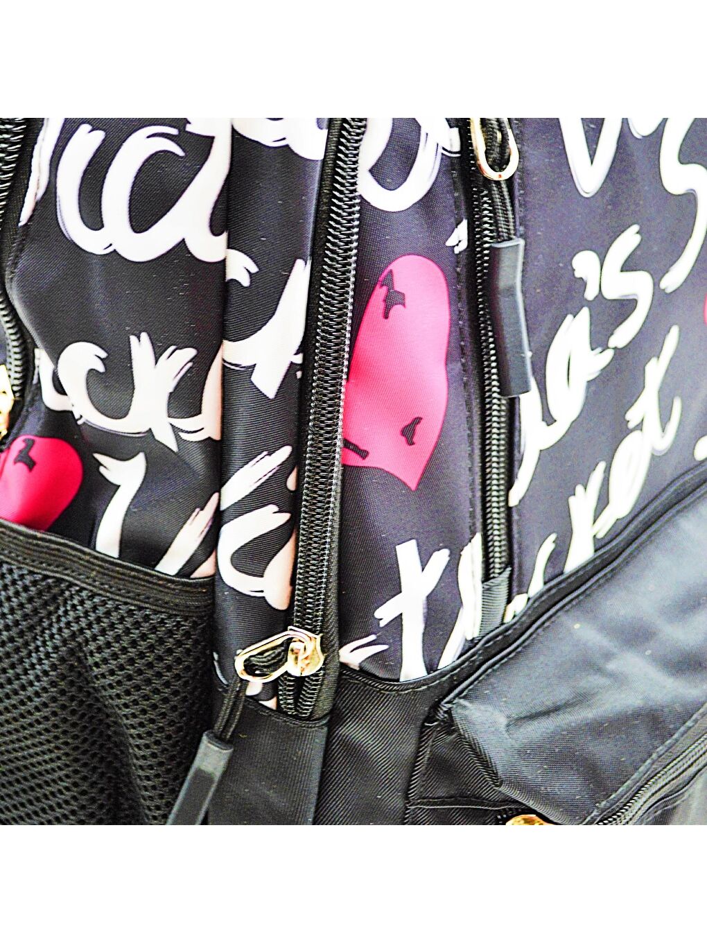 Pop Cool Sidley 4 Bölmeli Okul Sırt Çantası Siyah (161955)-4