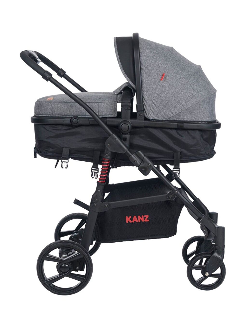 KANZ Gri d-Go Travel Sistem Bebek Arabası Gri - 4