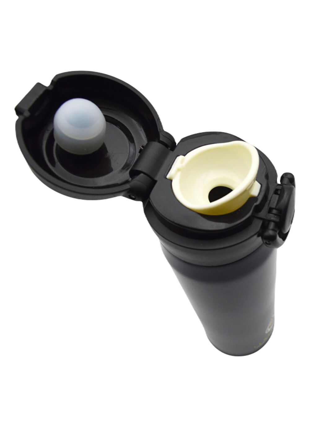 Lacivert Lisanslı Logo Baskılı Kilitli Çelik Termos Matara 400 Ml (555273)-2