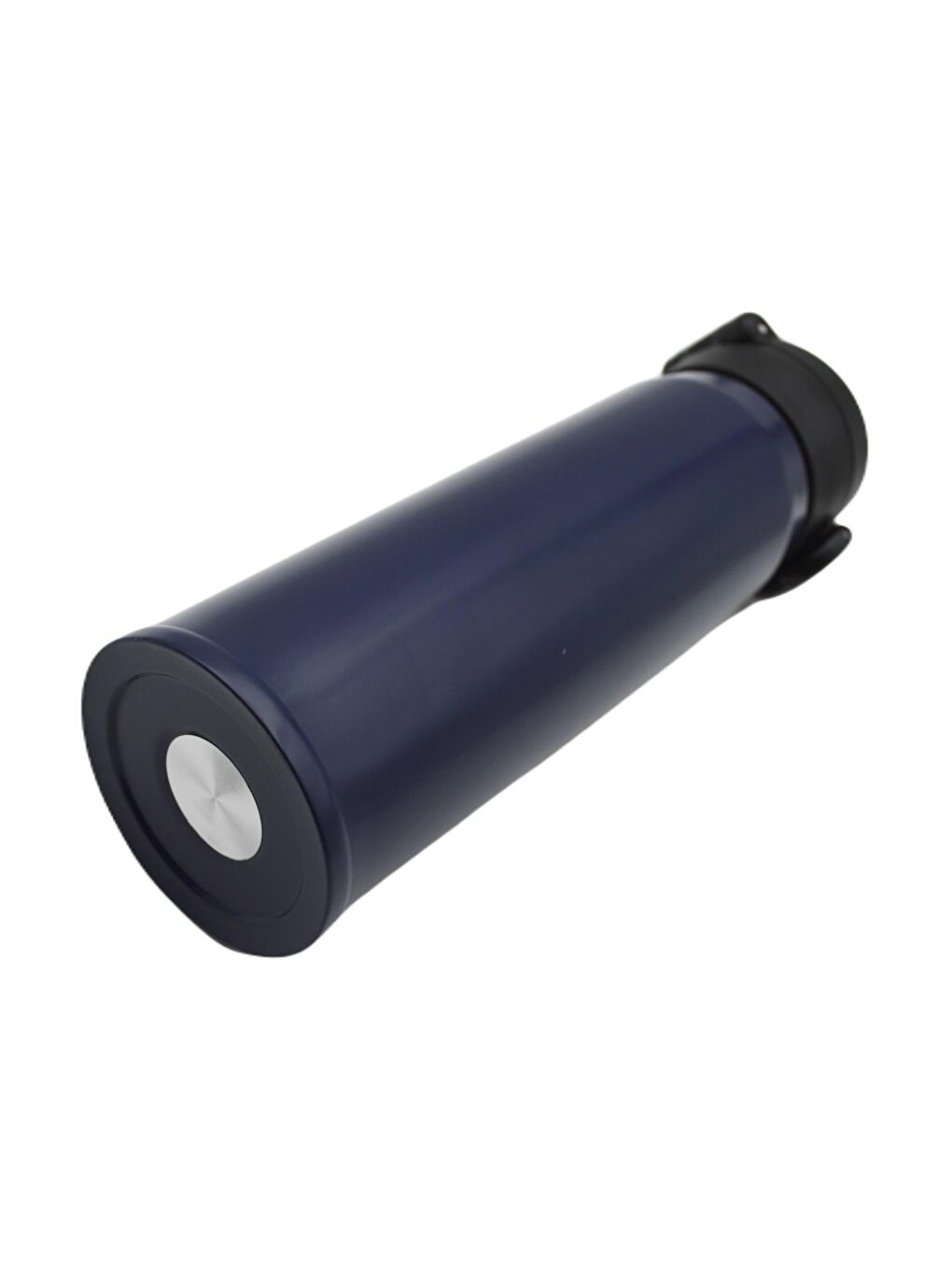 Lacivert Lisanslı Logo Baskılı Kilitli Çelik Termos Matara 400 Ml (555273)-4