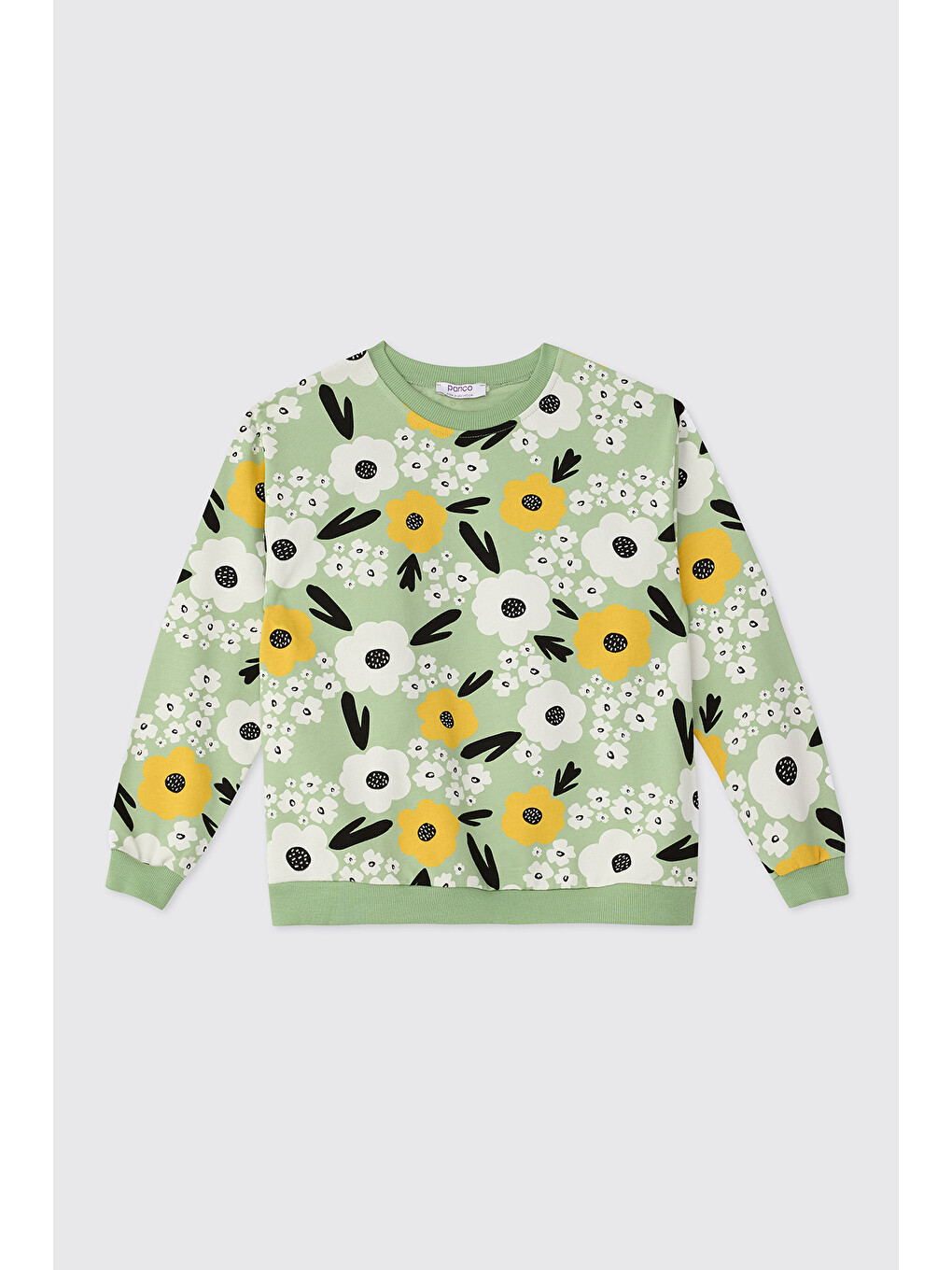 Kız Çocuk Yeşil Sweatshirt