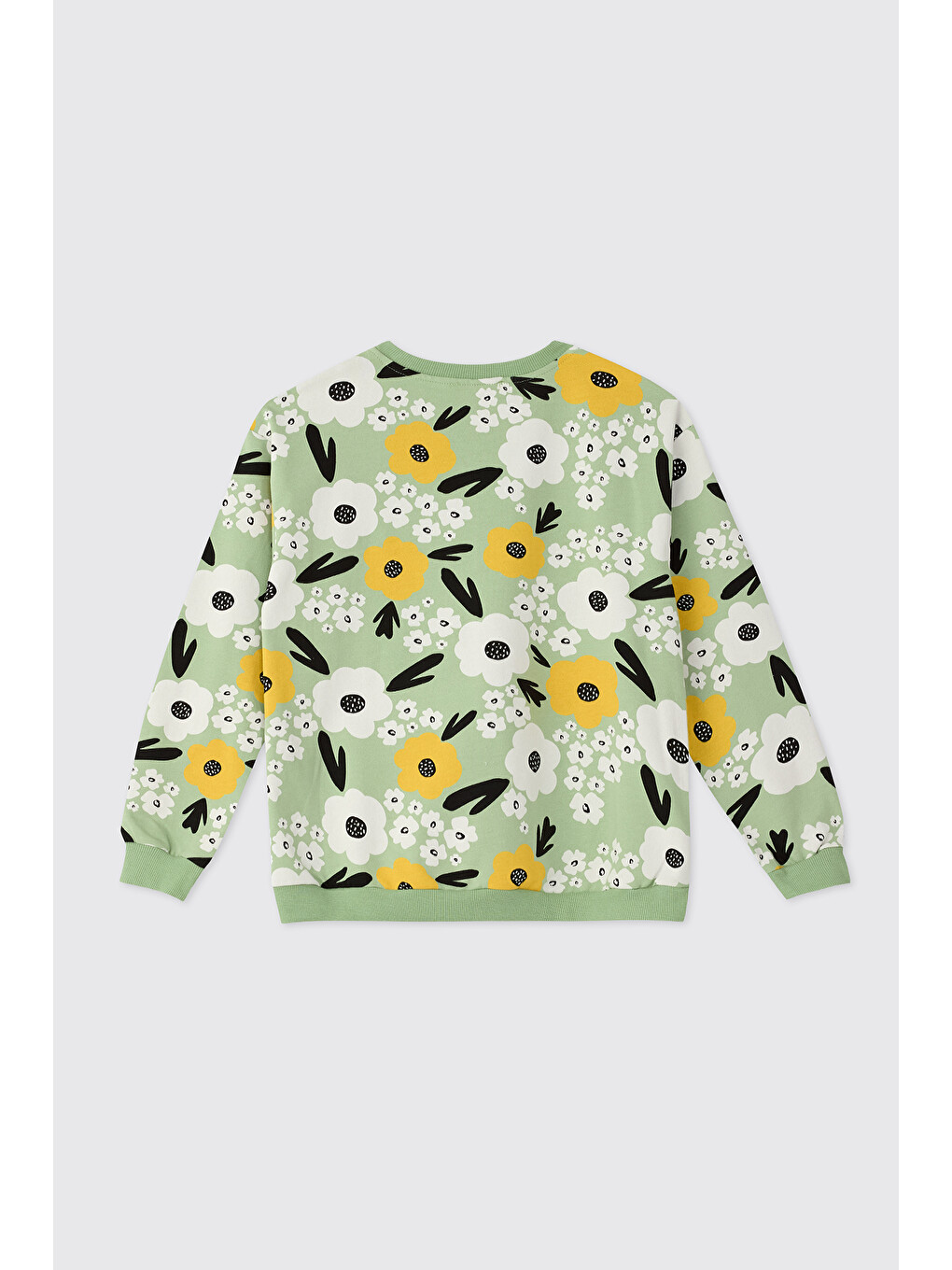 Kız Çocuk Yeşil Sweatshirt-1