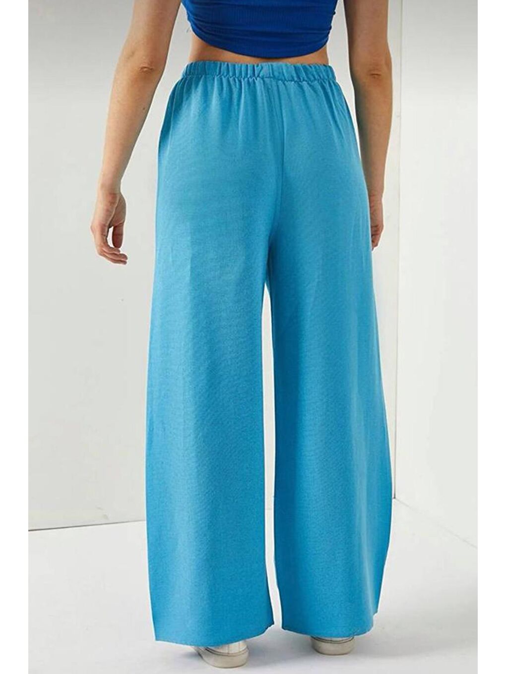Turkuaz Bol Paça  Pantolon MG1846-3