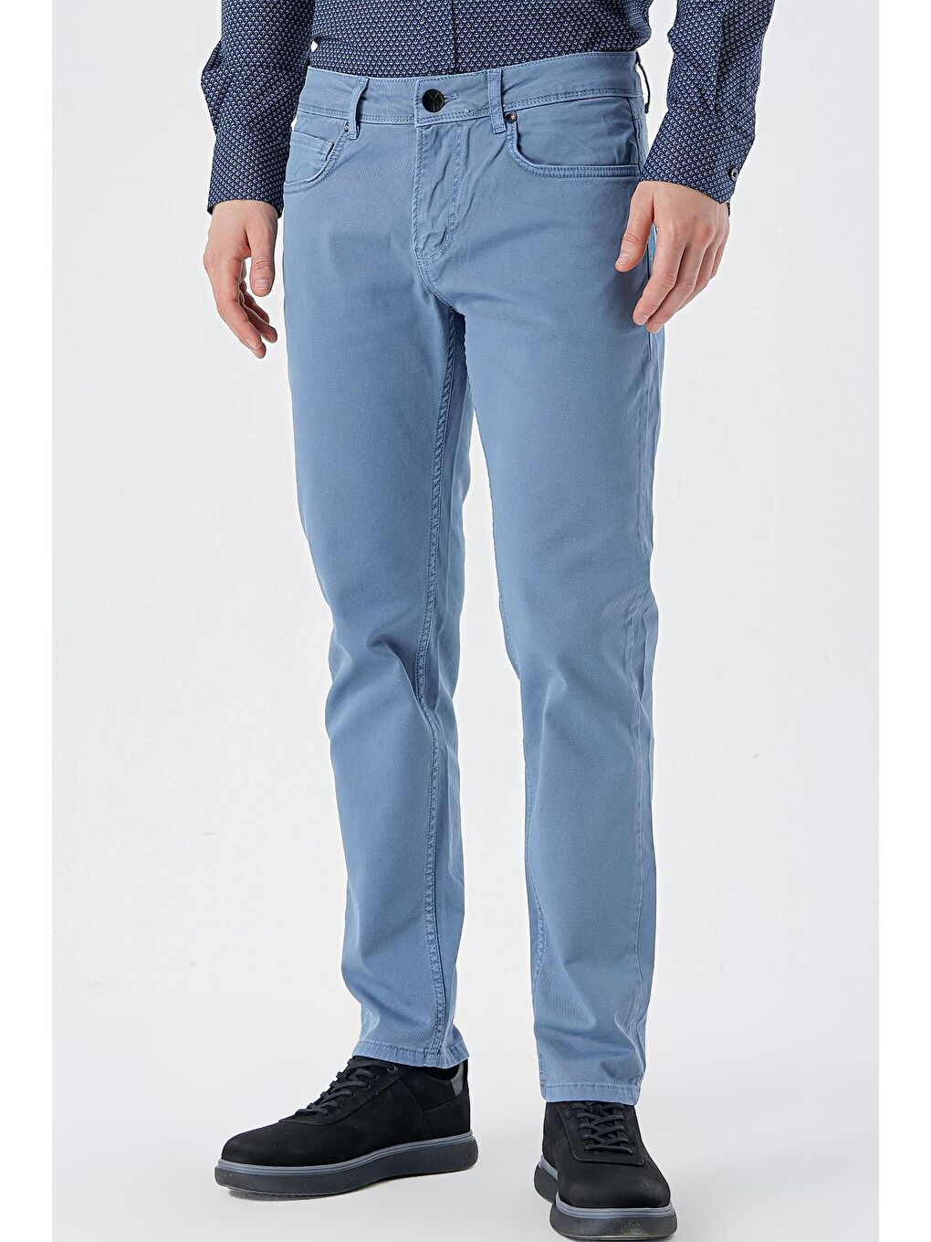Turkuaz Pamuklu 5 Cep Casual Slim Fit 5 Cep Pantolon 1003235317