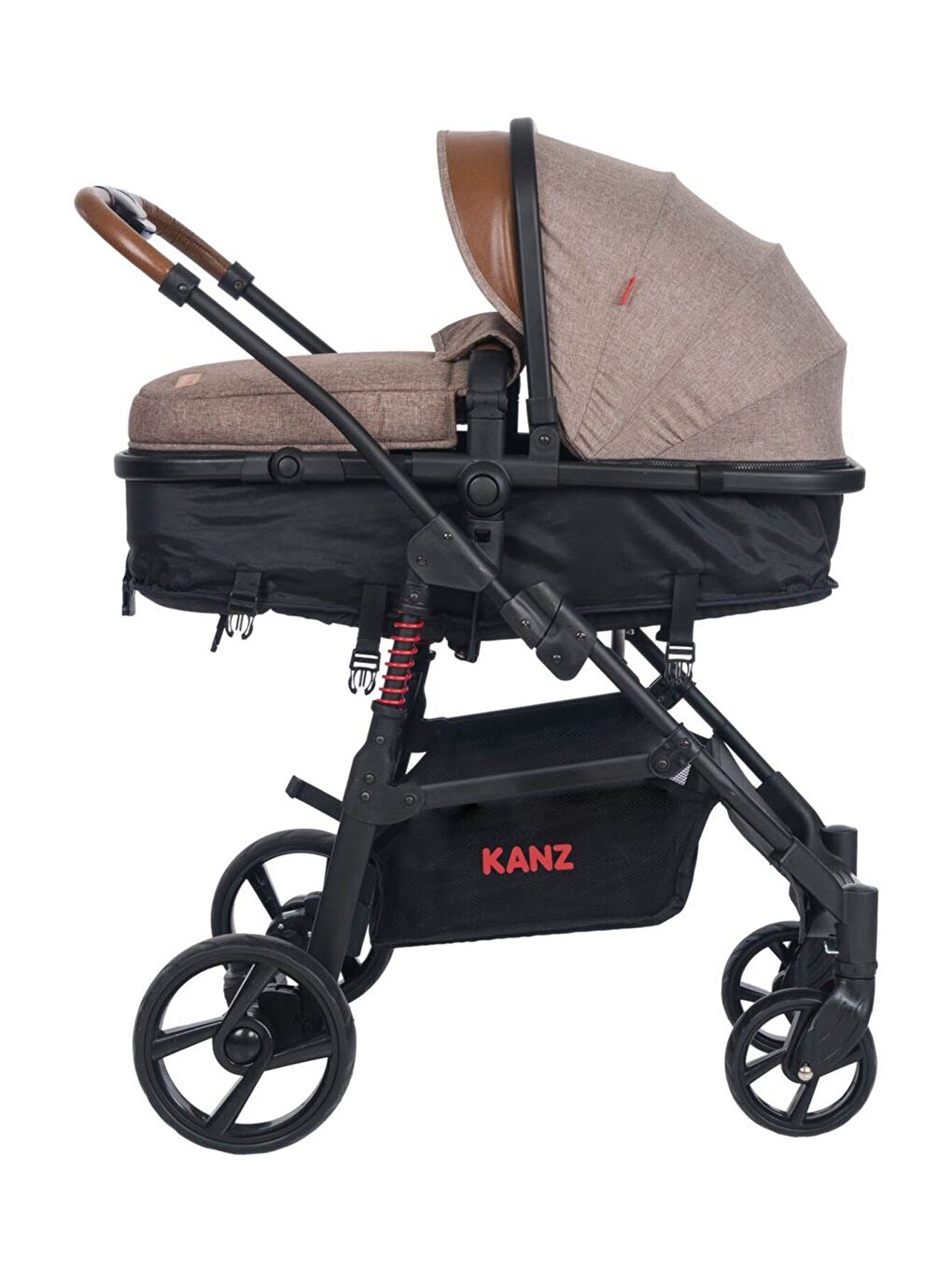 KANZ Bej d-Go Travel Sistem Bebek Arabası Bej - 5