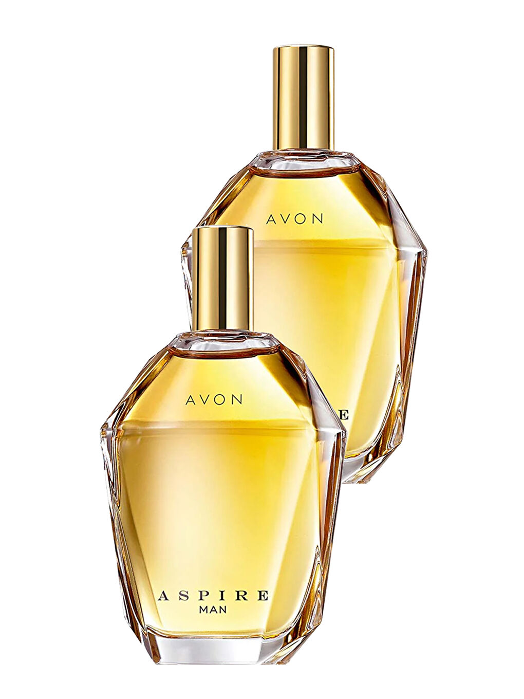 AVON Renksiz Aspire Erkek Parfüm Edt 75 Ml. İkili Set