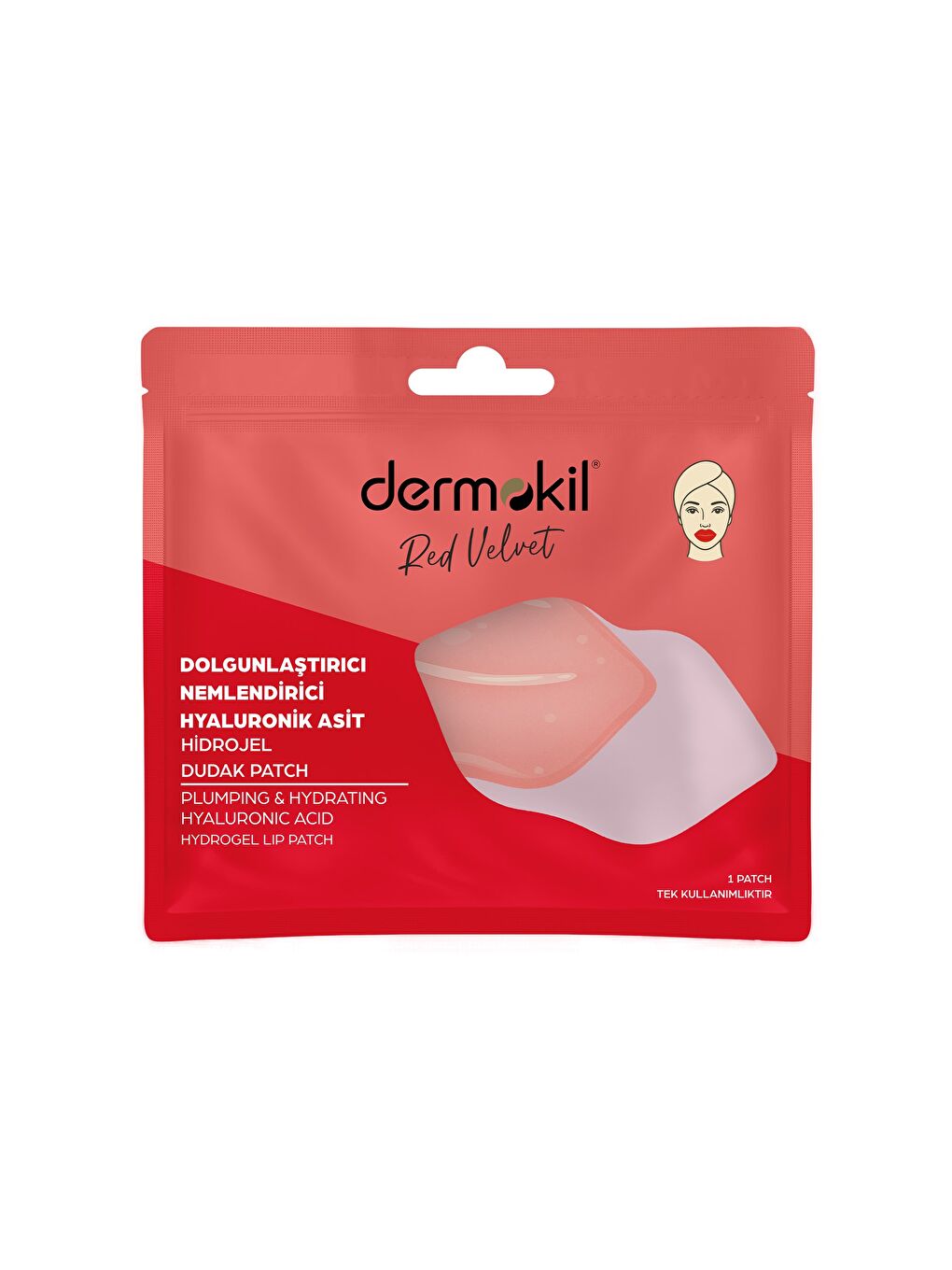 Dolgunlaştırıcı Nemlendirici Hyaluronik Asit Hidrojel Patch Dudak Maskesi-5